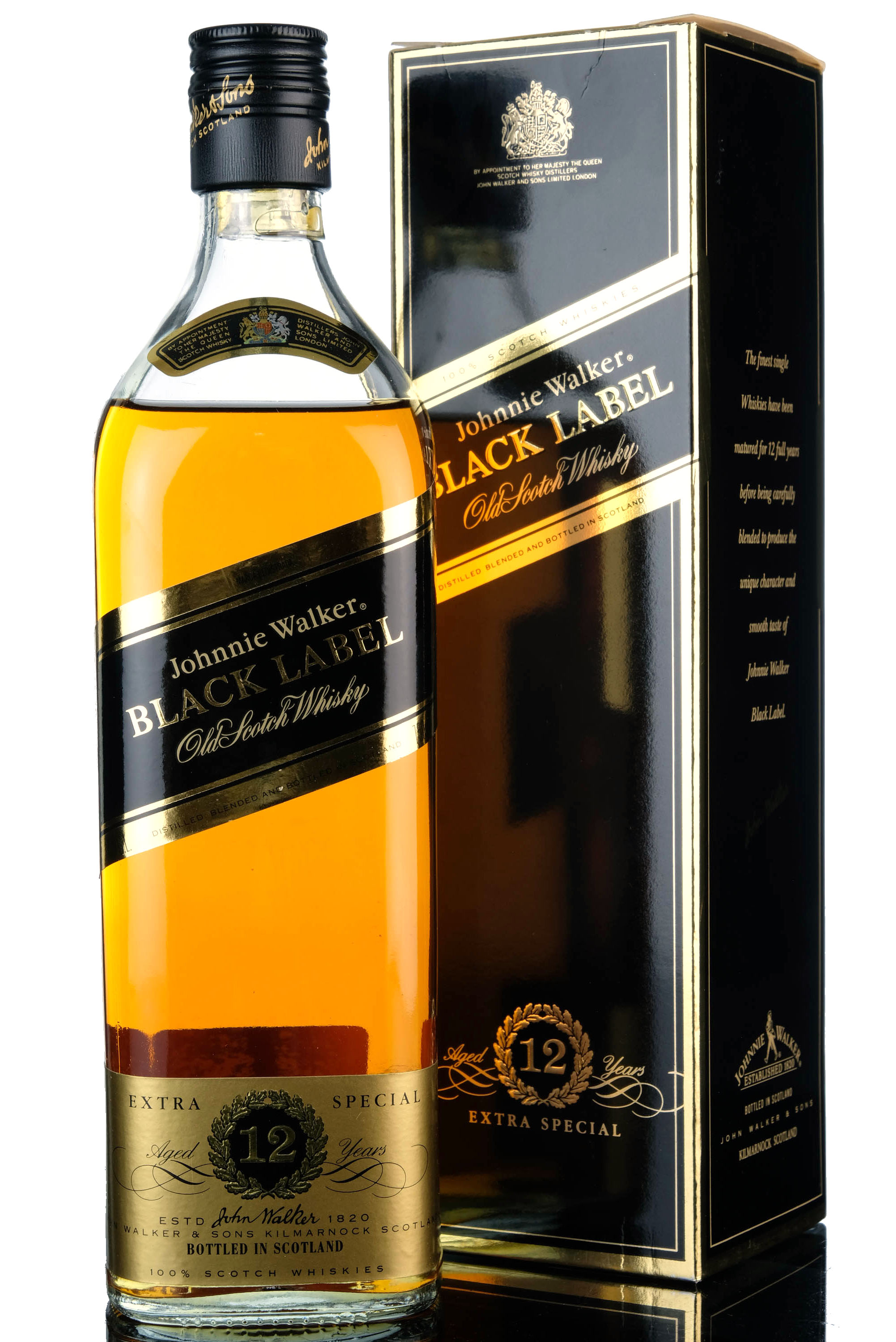 Johnnie Walker 12 Year Old - Black Label - 1980s