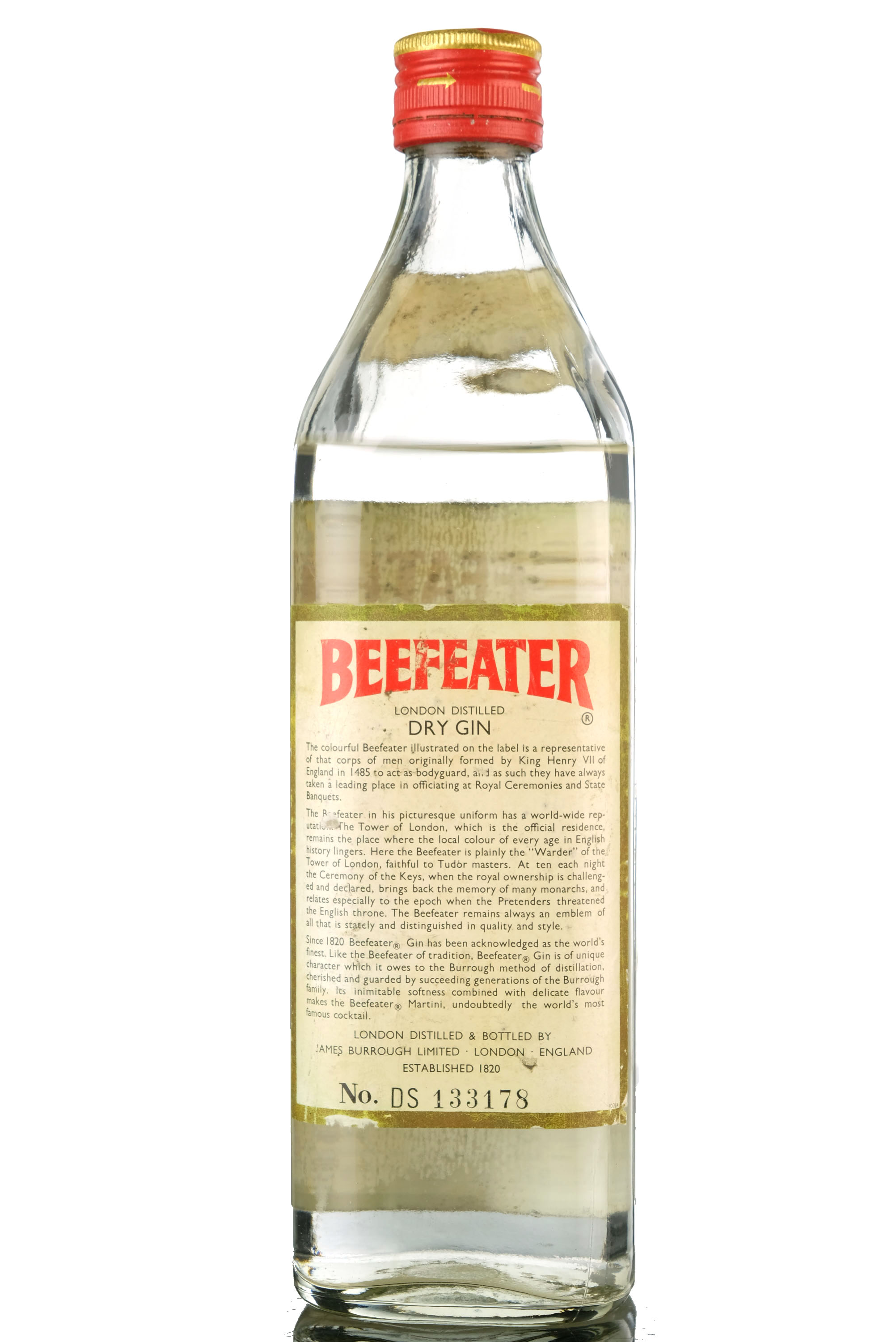 Beefeater Dry Gin - 1970s