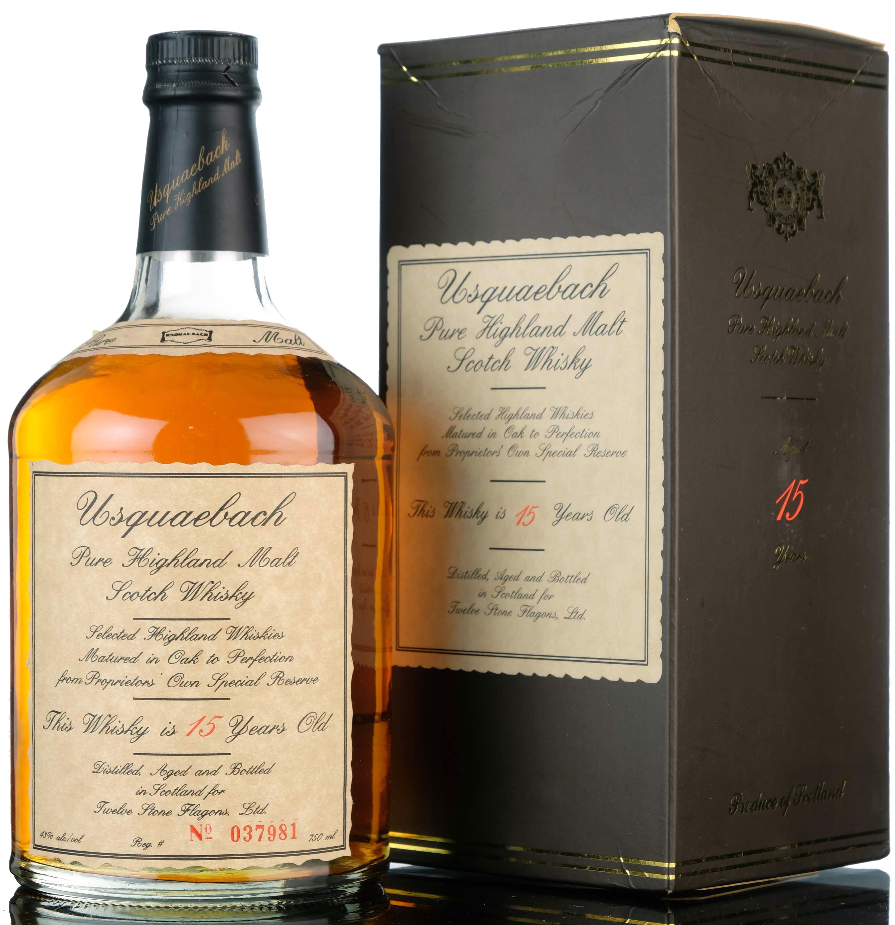 Usquaebach 15 Year Old