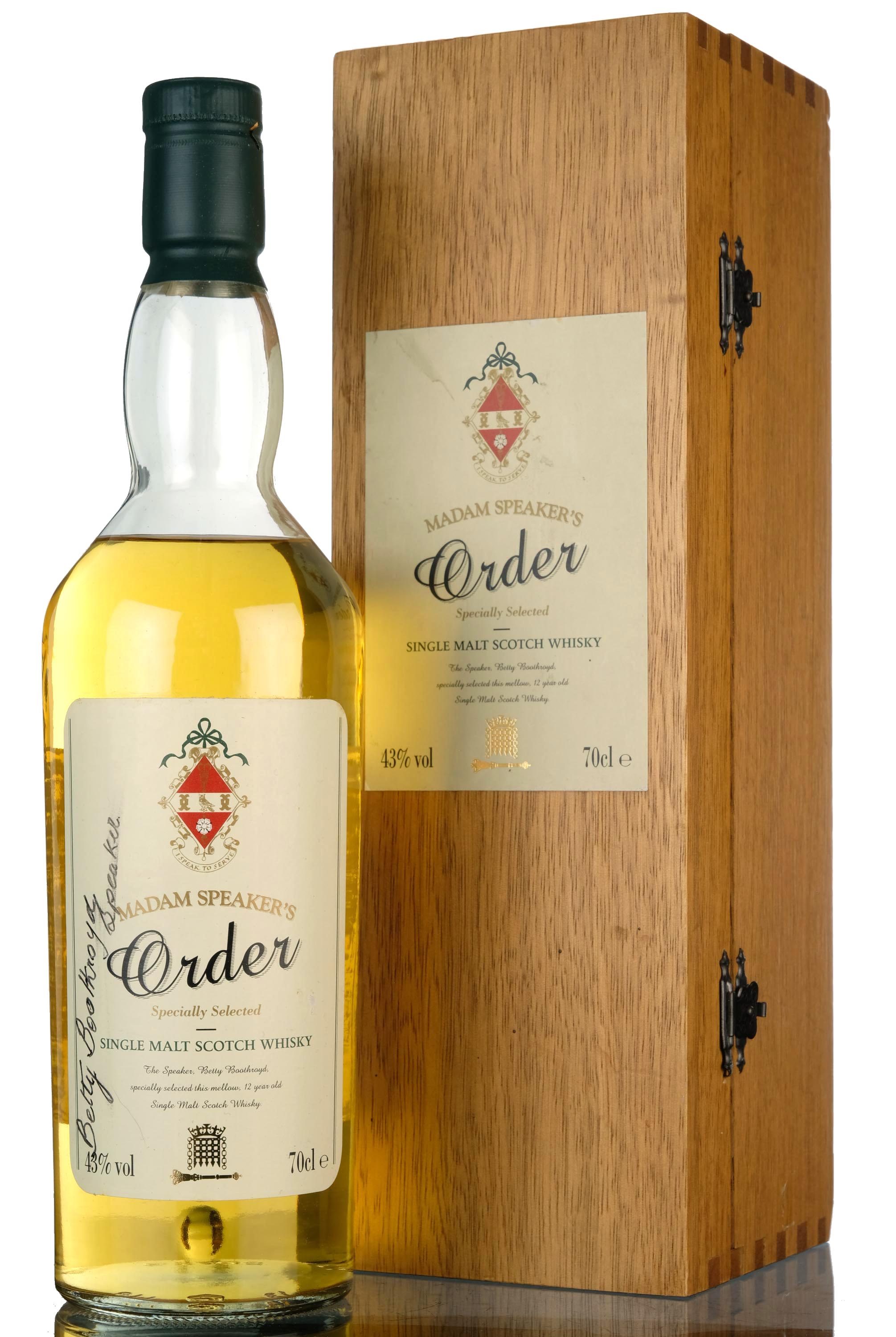 Glendullan 12 Year Old - Madam Speakers Order - 1995 Release