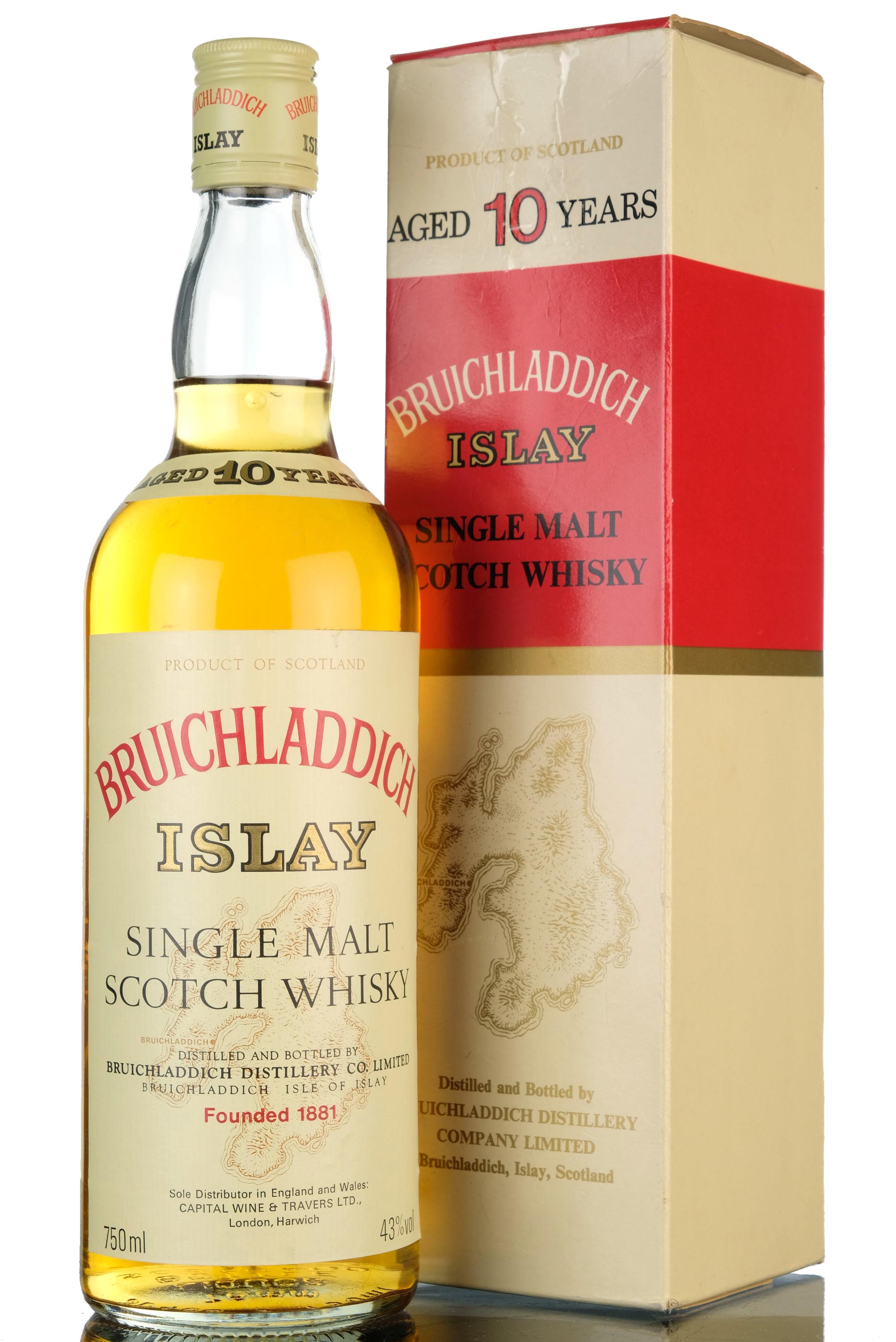 Bruichladdich 10 Year Old - 1980s