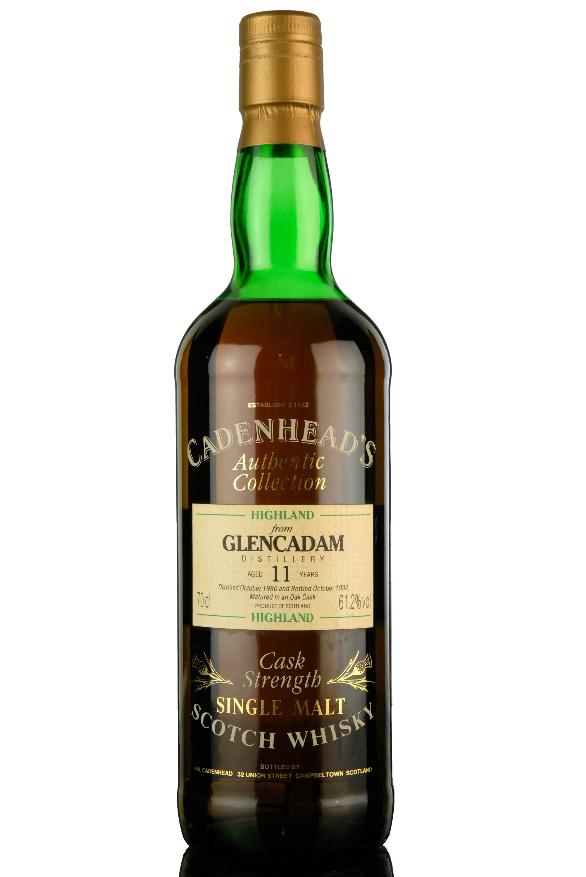 Glencadam 19801992 11 Year Old Cadenheads Authentic Collection