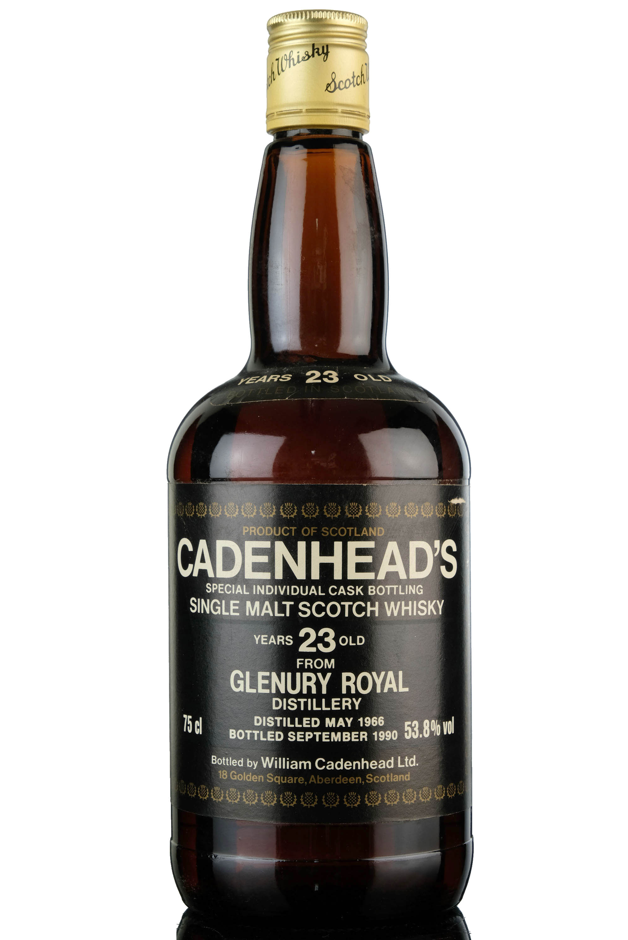 Glenury Royal 19661990 23 Year Old Cadenheads Dumpy