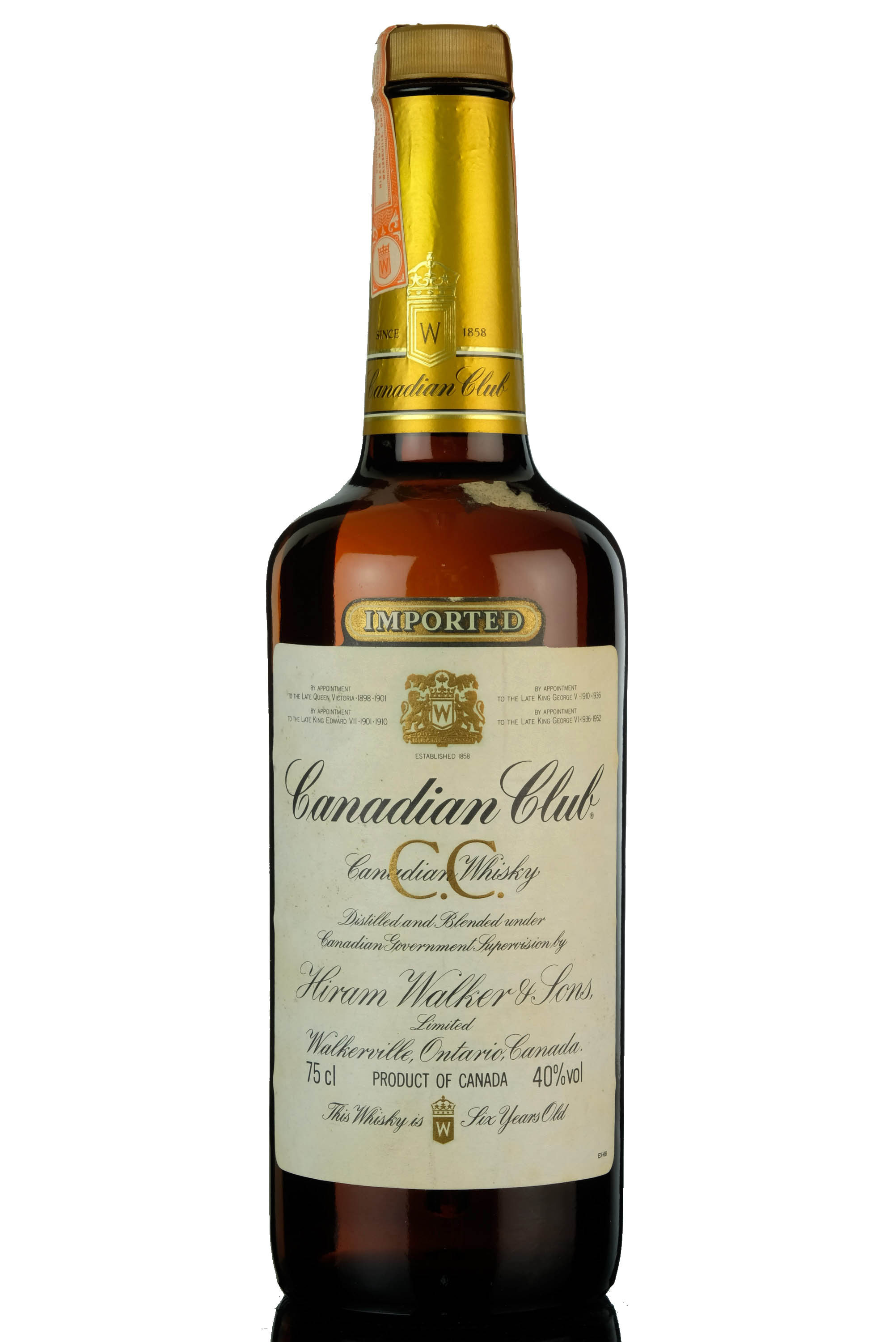 Canadian Club - Canadian Whiskey - 1980s