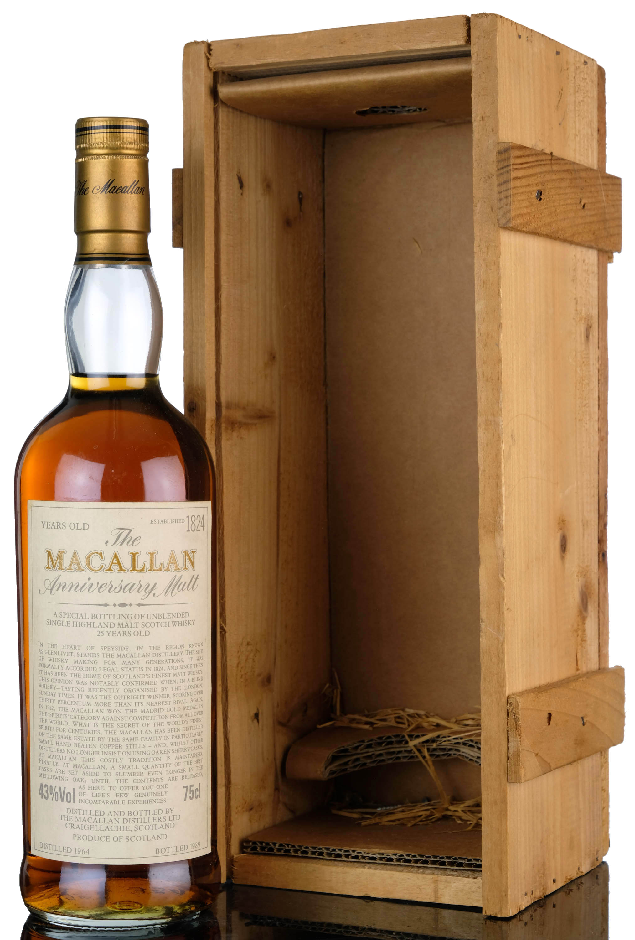 Macallan 1964-1989 - 25 Year Old - Anniversary Malt