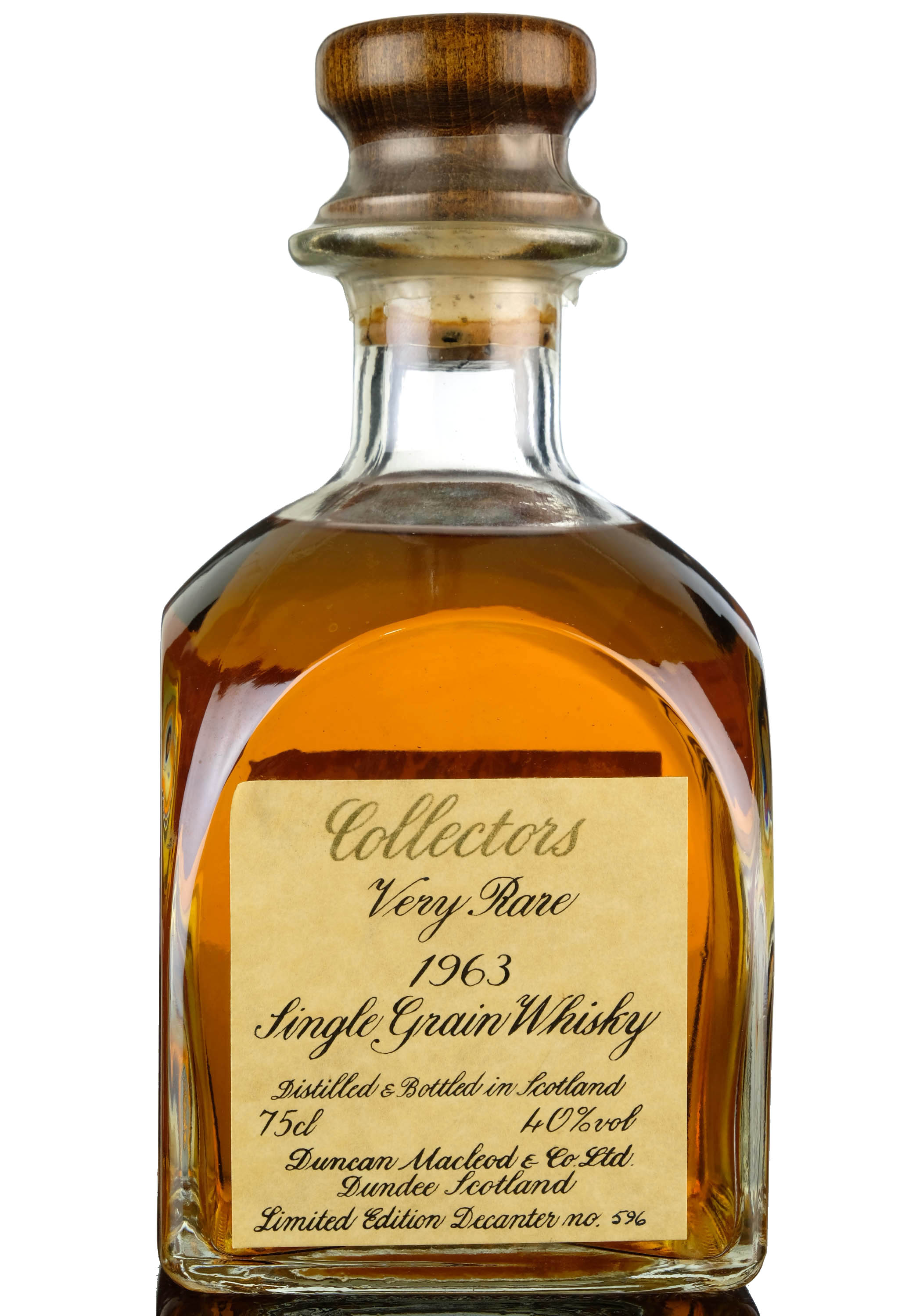 Collectors 1963 Grain Whisky - 1980s