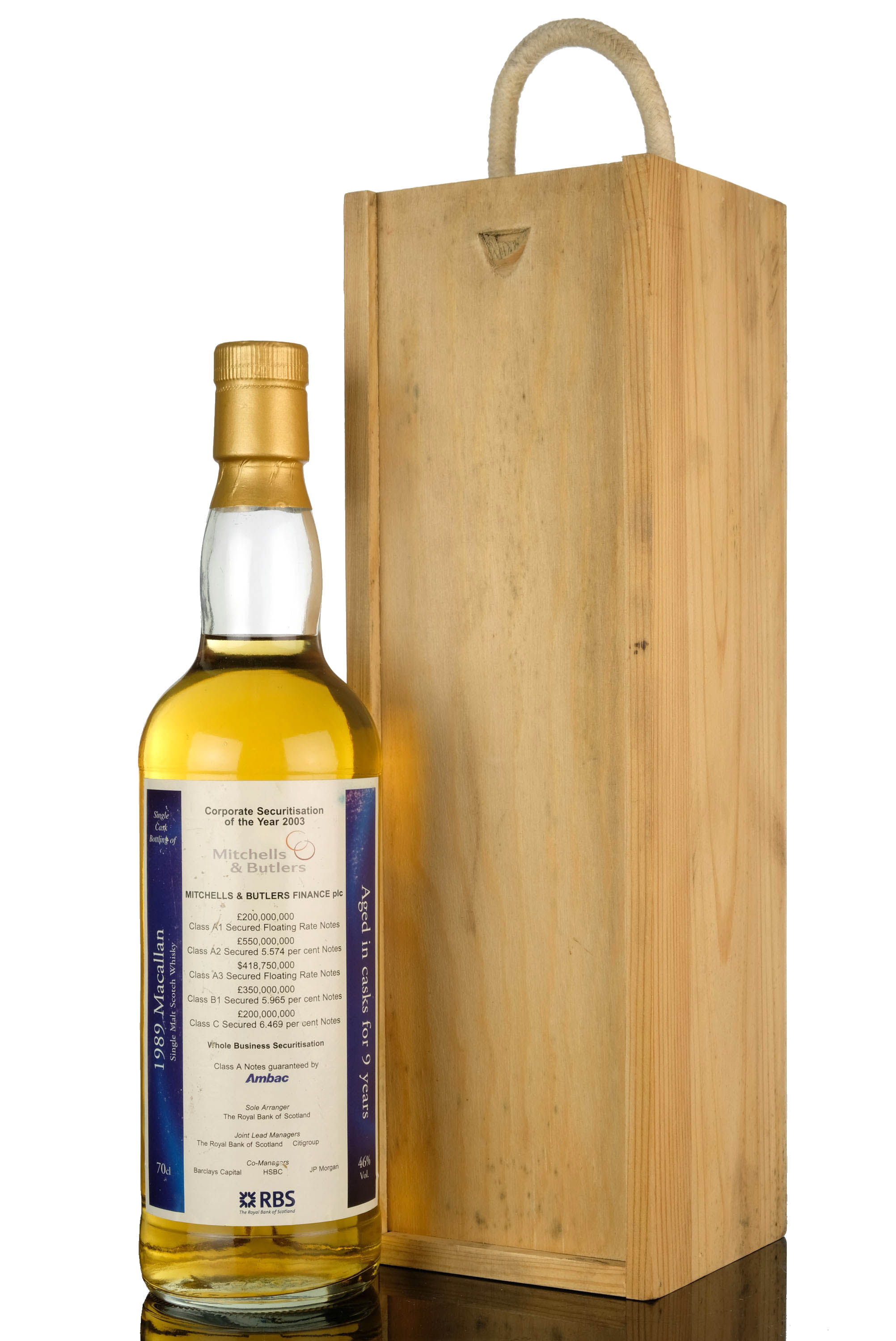 Macallan 1989 - Mitchells & Butlers - Royal Bank Of Scotland