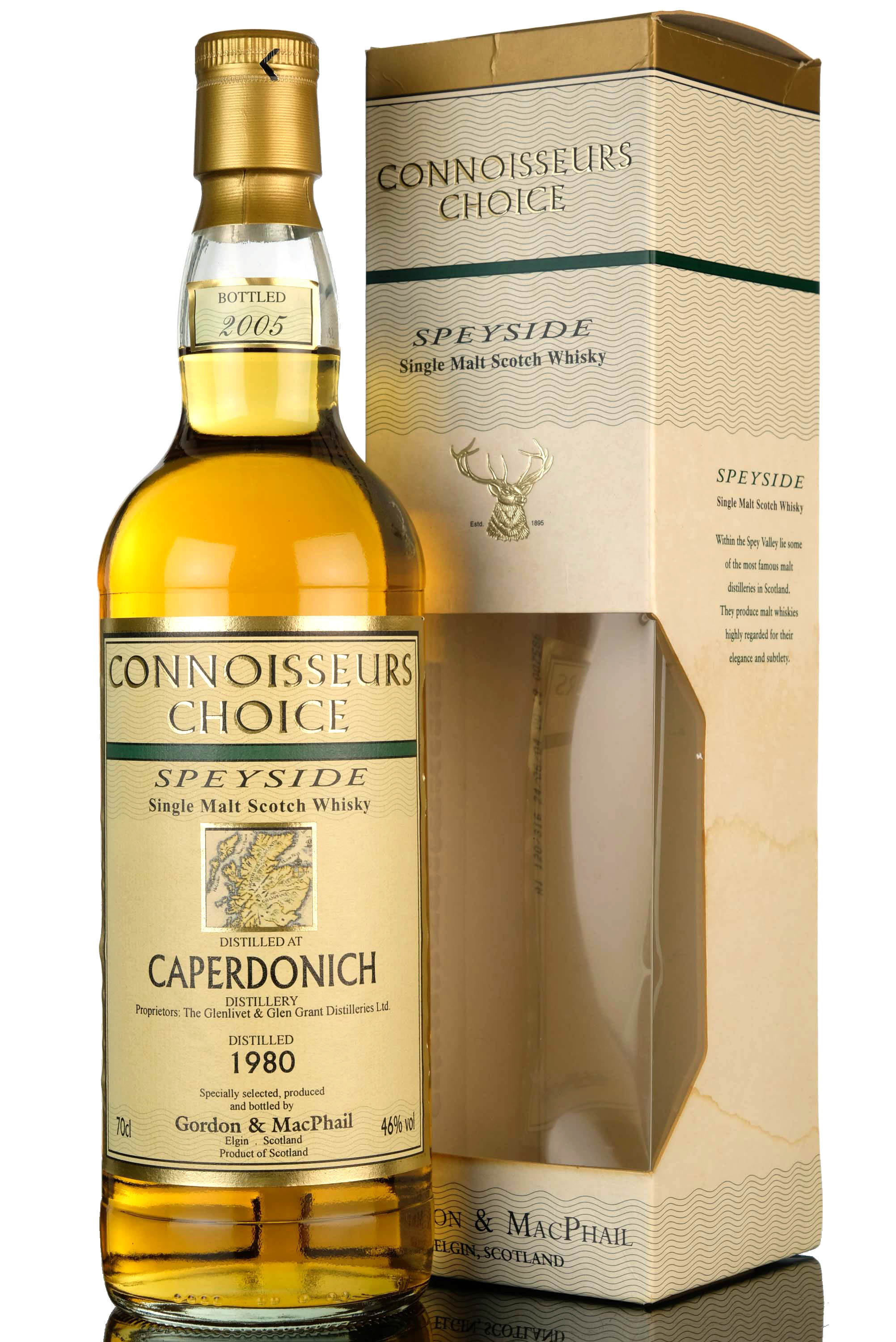 Caperdonich 1980-2005 - Gordon & MacPhail - Connoisseurs Choice