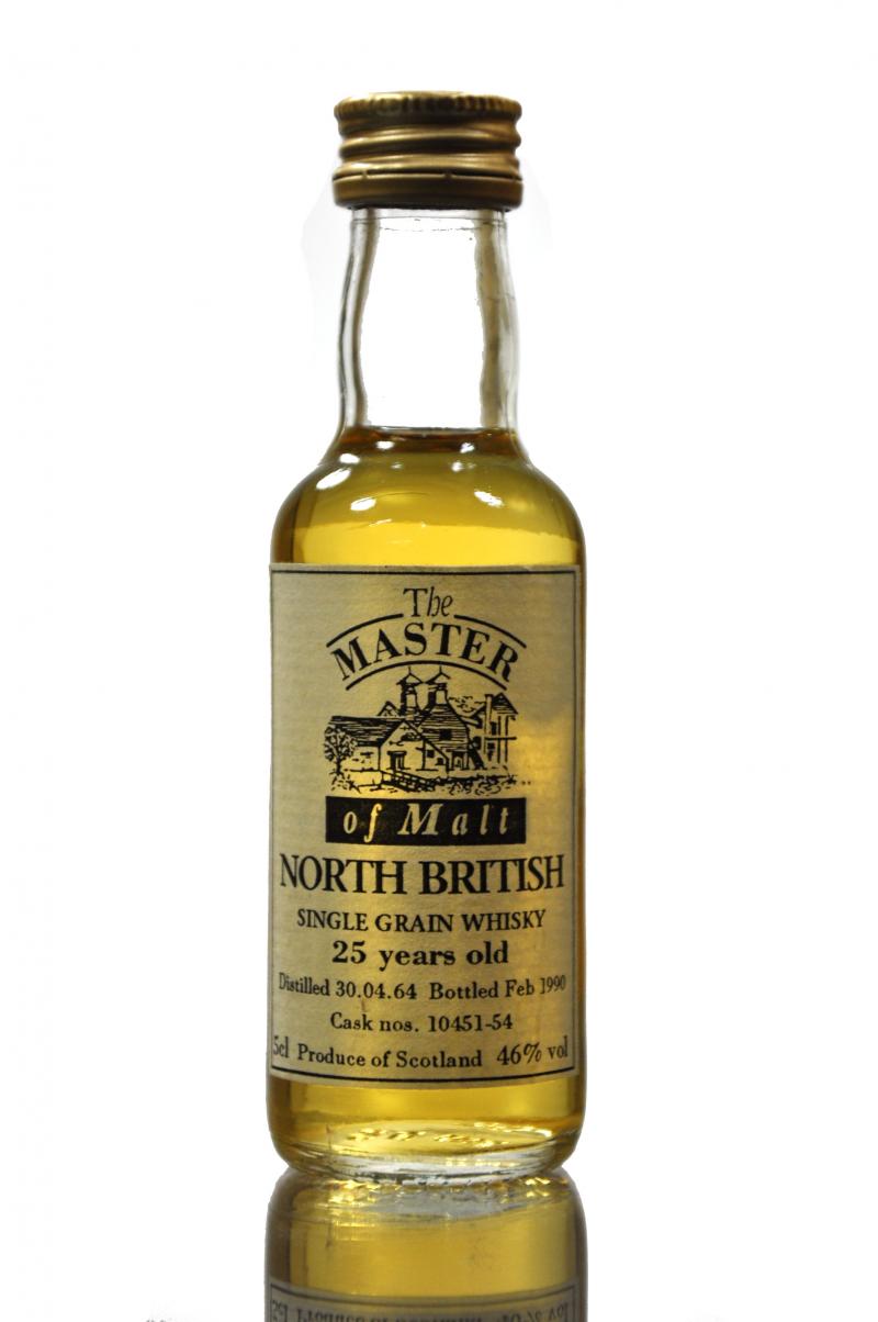 North British 1964 - 25 Year Old - Master Of Malt Miniature