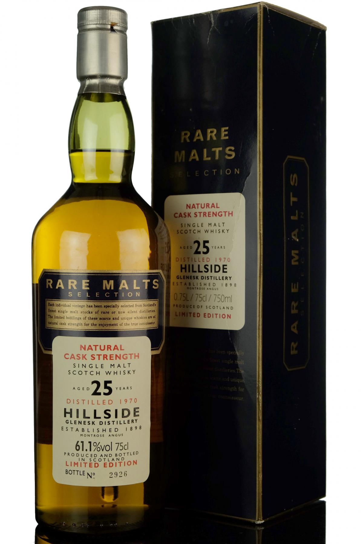 Hillside 1970 - 25 Year Old - Rare Malts 61.1%