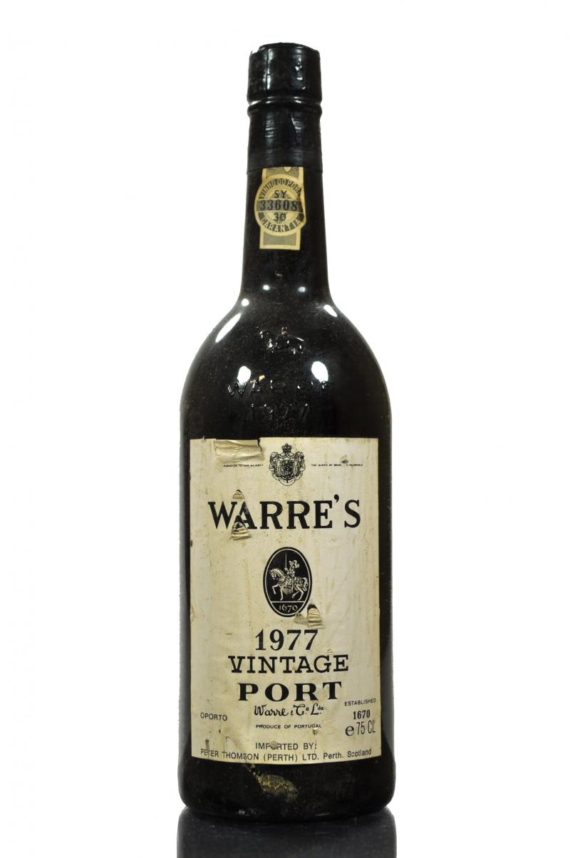 Warre\'s 1977 Vintage Port