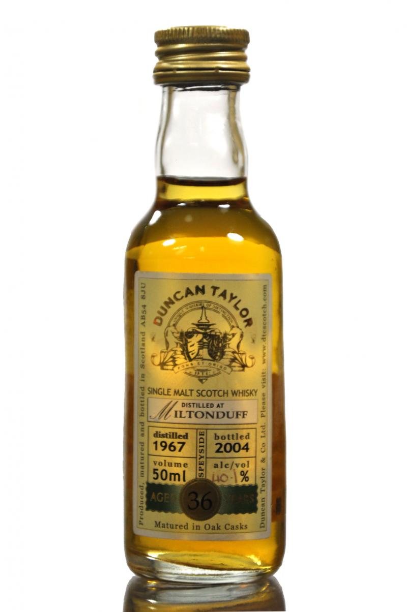 Miltonduff 1967 - 36 Year Old - Duncan Taylor Miniature