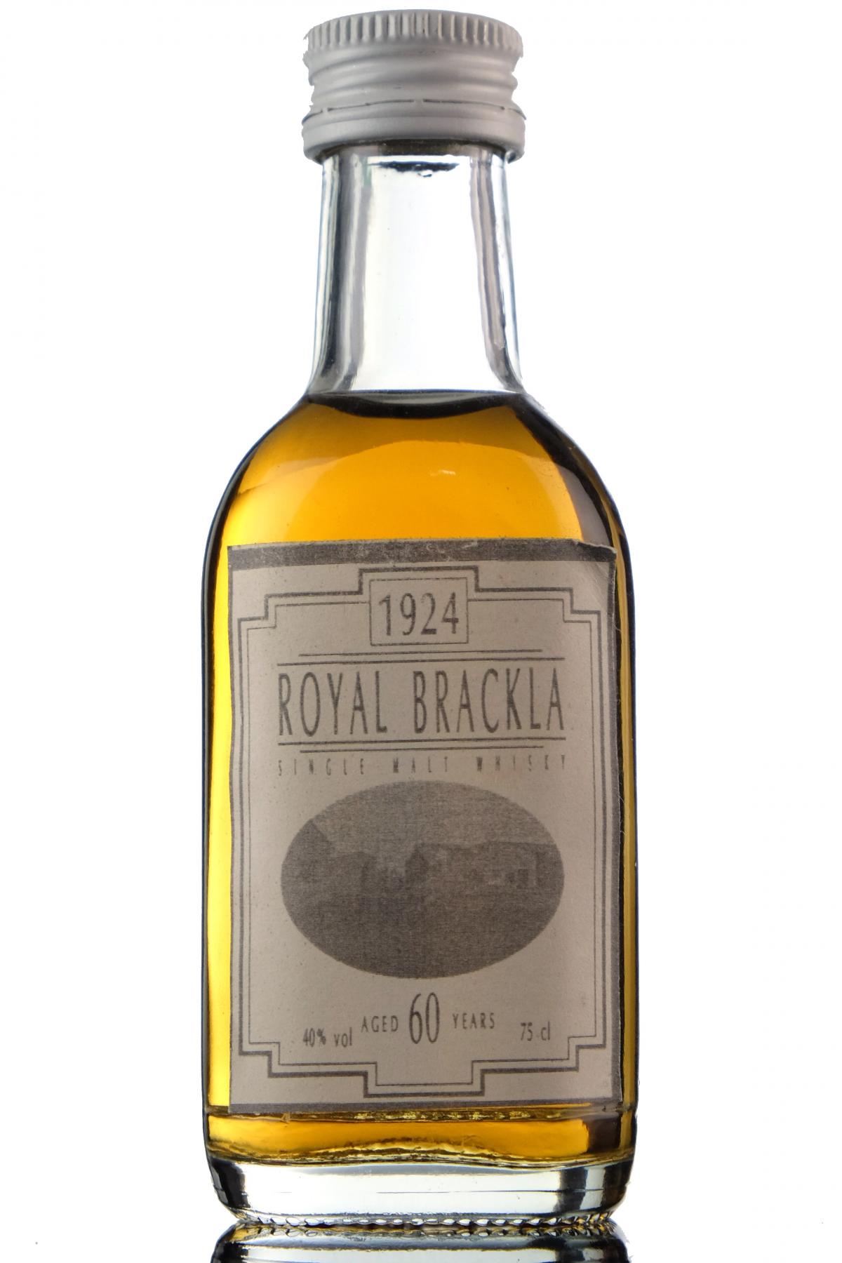 Royal Brackla 1924 - 60 Year Old Miniature