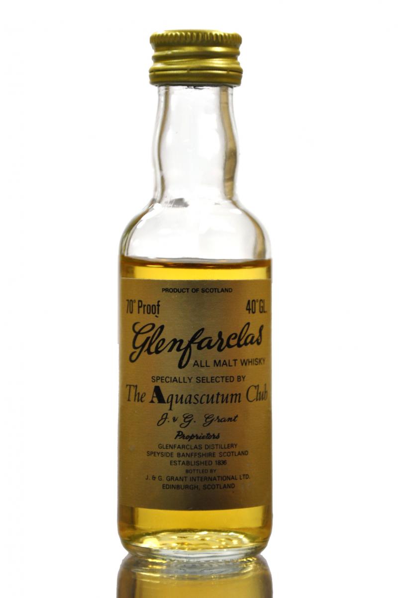 Glenfarclas The Aquascutum Club Miniature