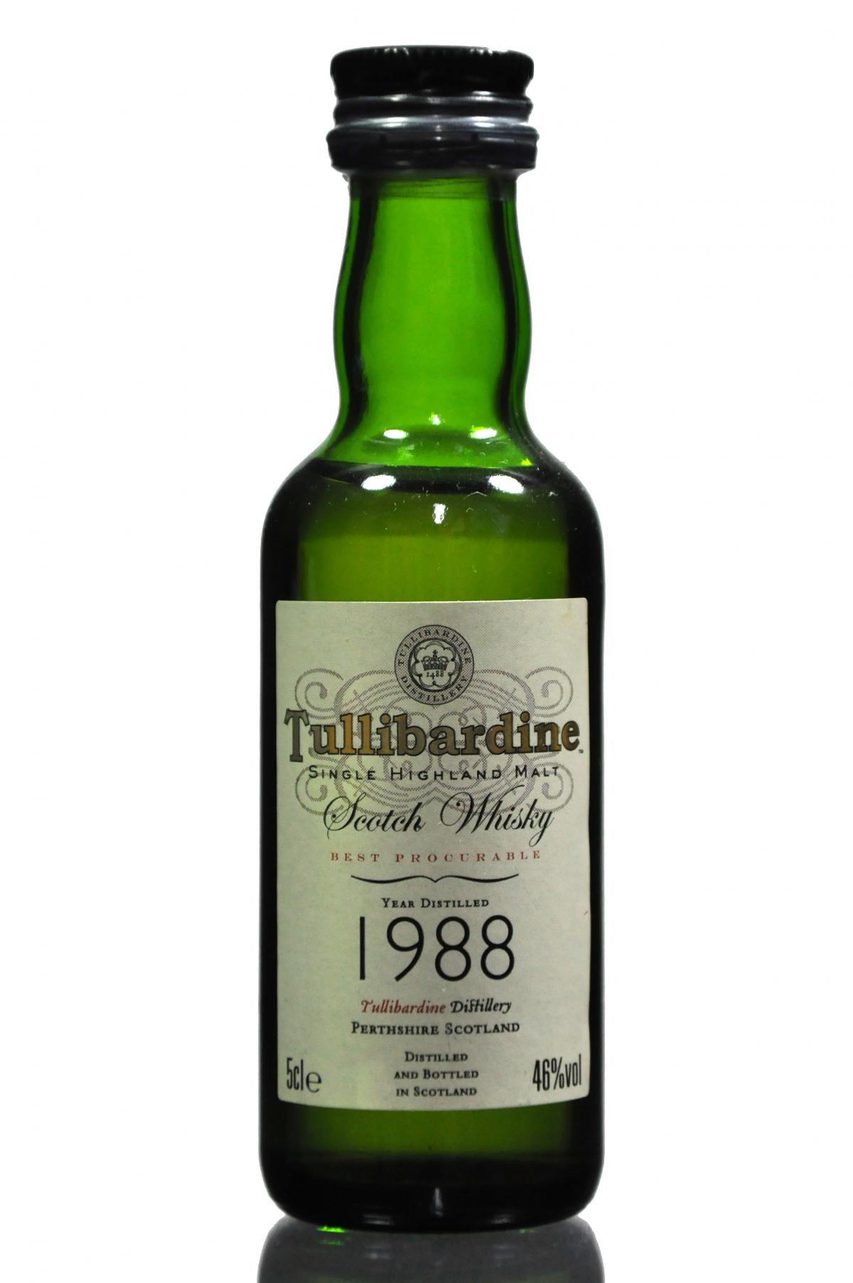 Tullibardine 1988 Miniature