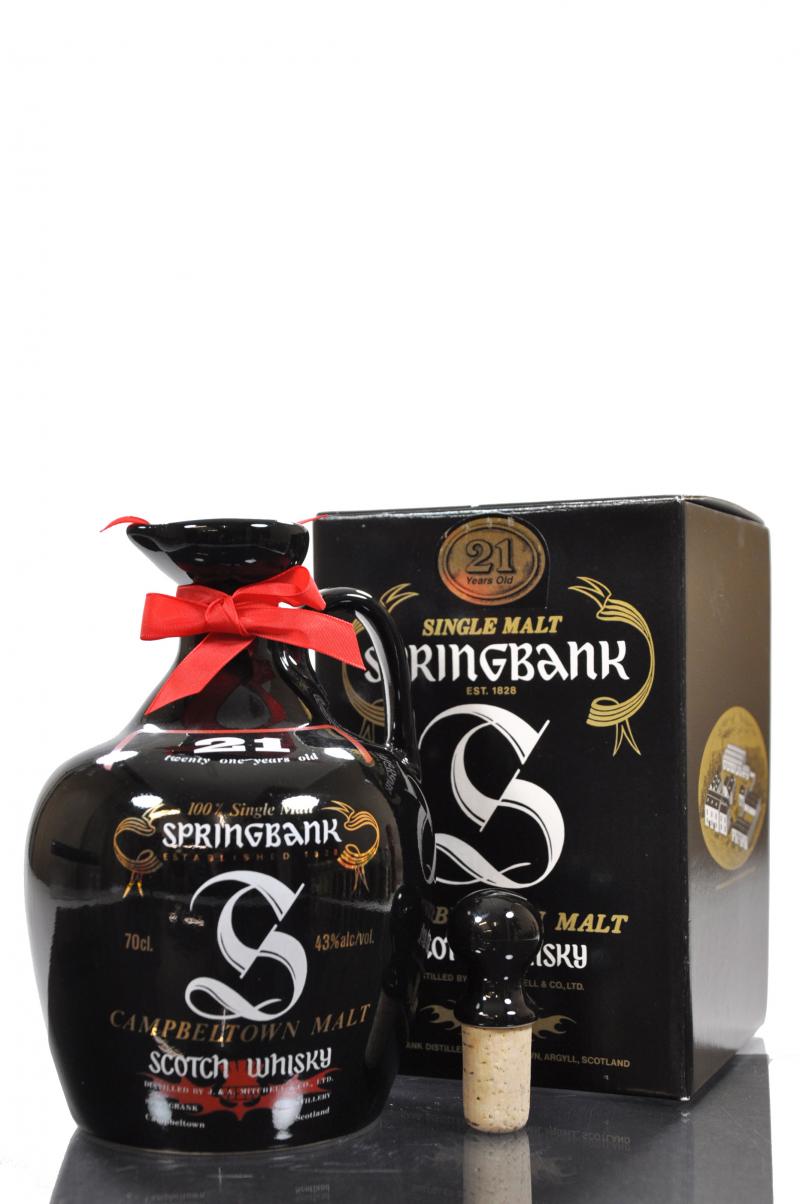 Springbank 21 Year Old - 1990s - Ceramic Decanter