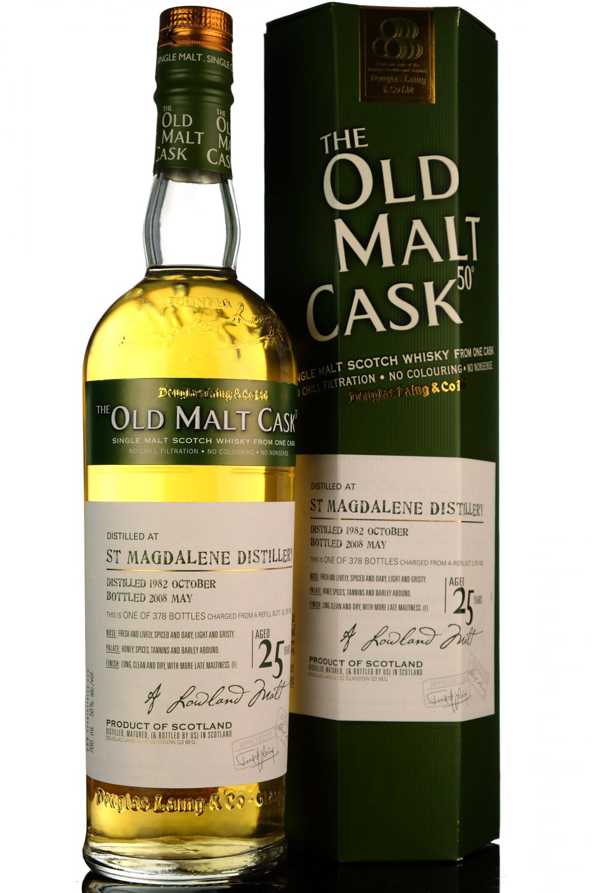 St magdalene 19822008 25 Year Old Douglas Laing Old Malt Cask
