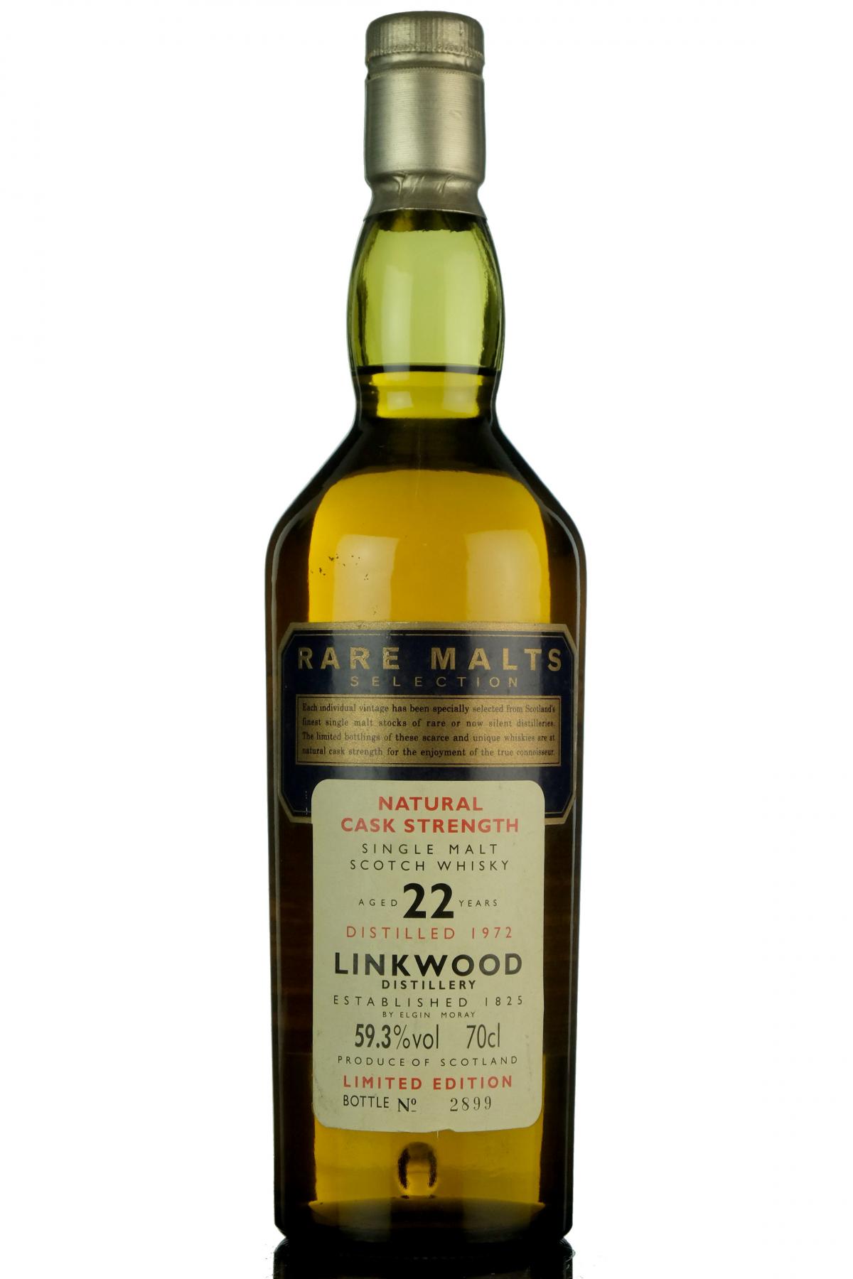 Linkwood 1972 - 22 Year Old - Rare Malts 59.3%