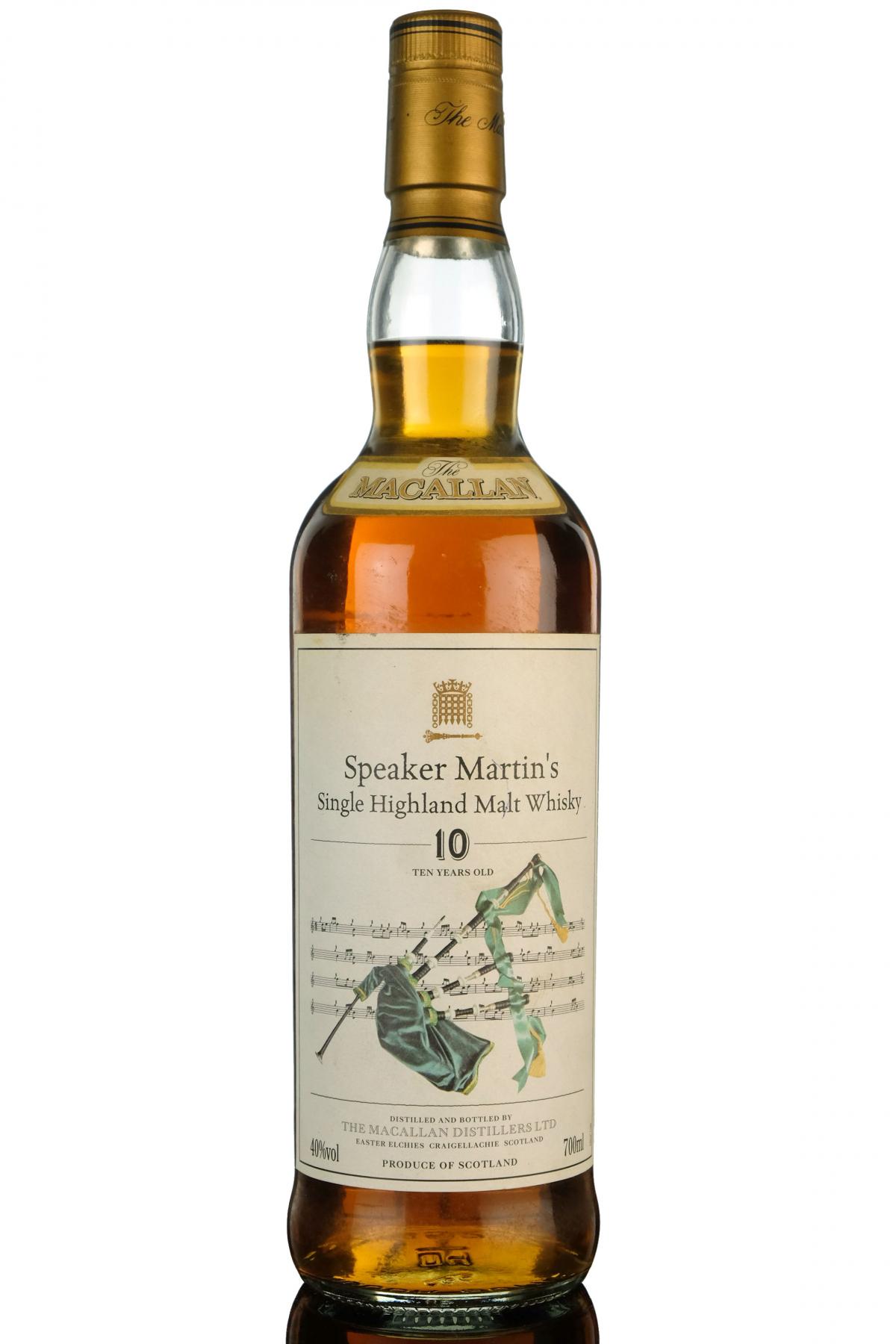 Macallan 10 Year Old - Speaker Martins