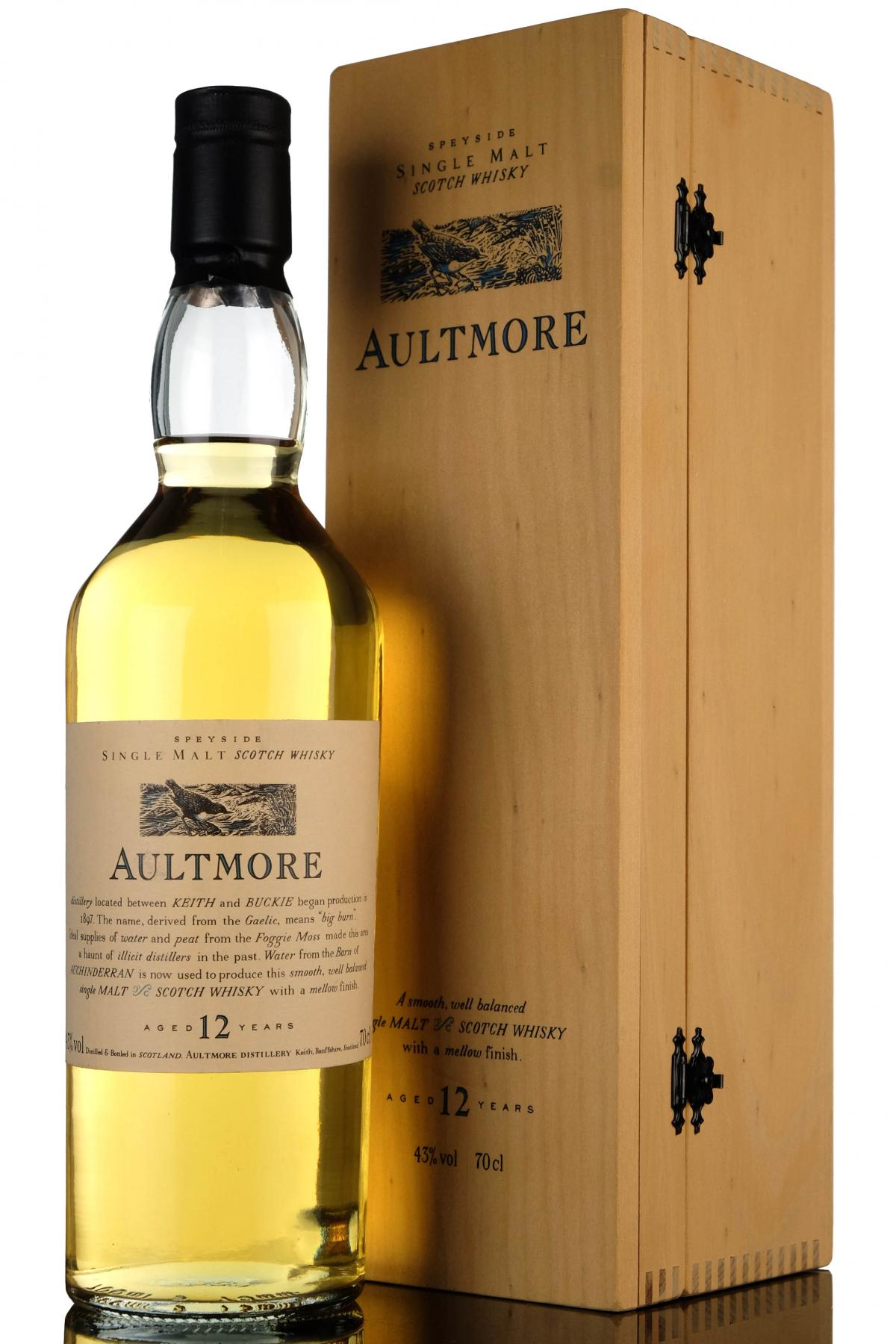Aultmore 12 Year Old - Flora & Fauna - Wooden Box Series
