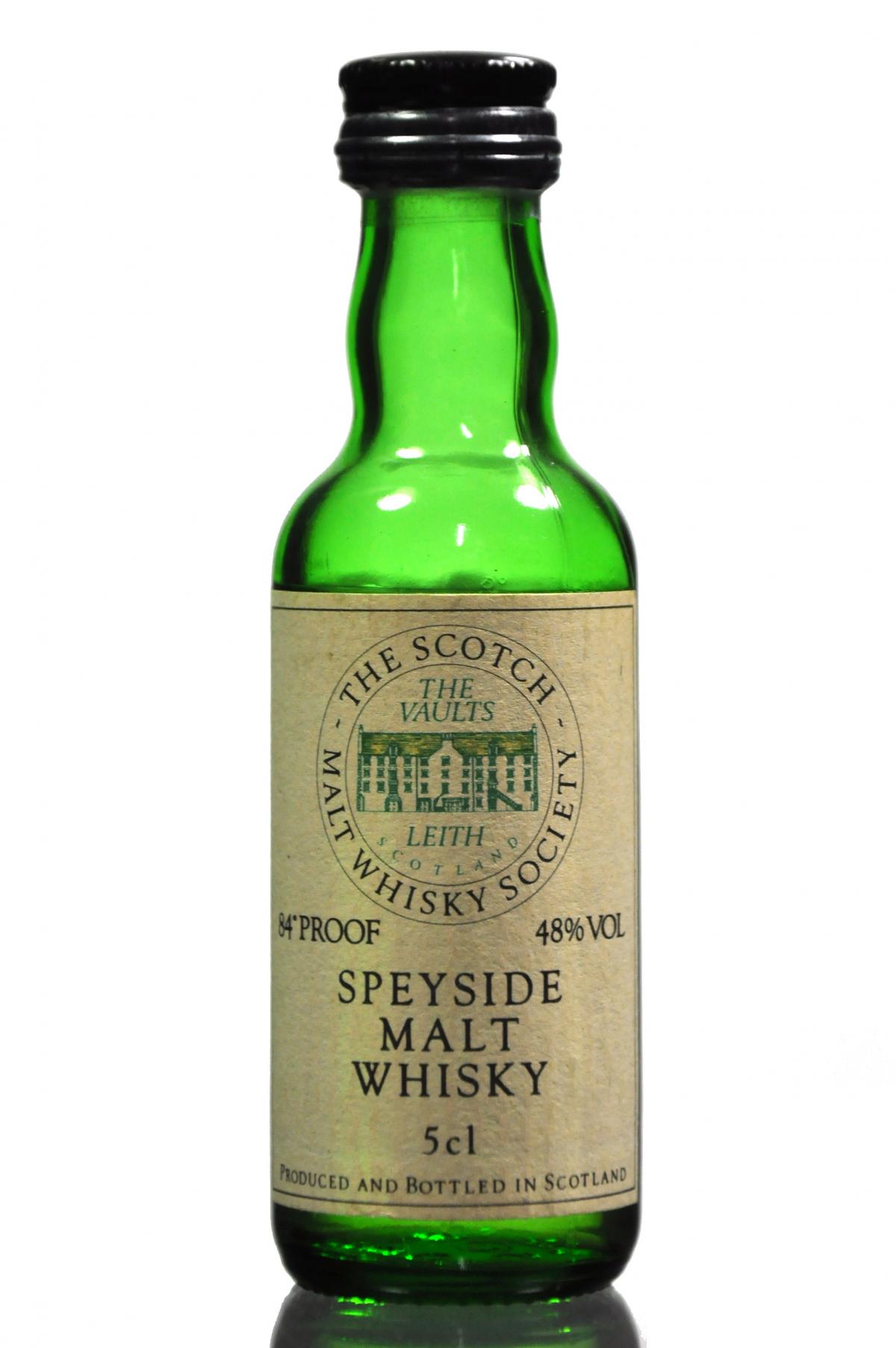 Speyside Scotch Malt Whisky Society Miniature