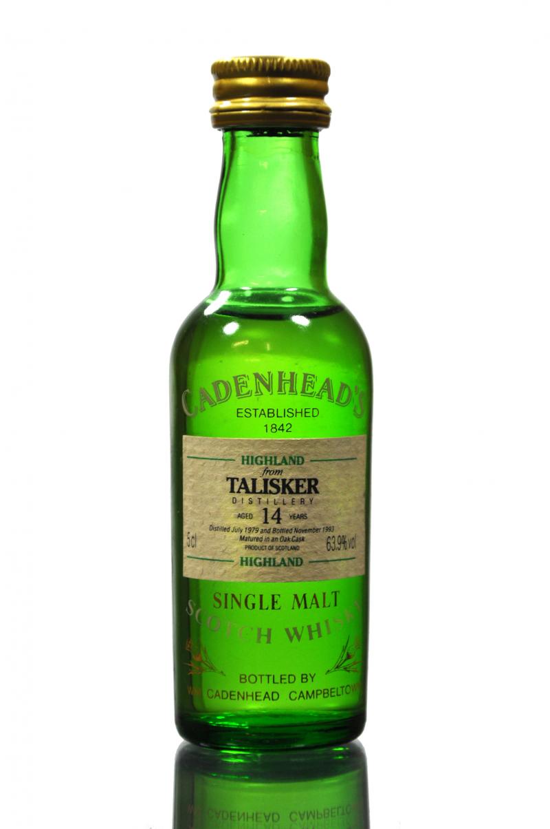 Talisker 1979 - 14 Year Old - Cadenhead Miniature