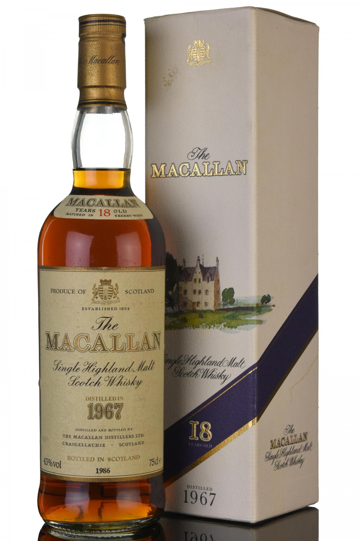 Macallan 1967-1986 - 18 Year Old - Sherry Cask