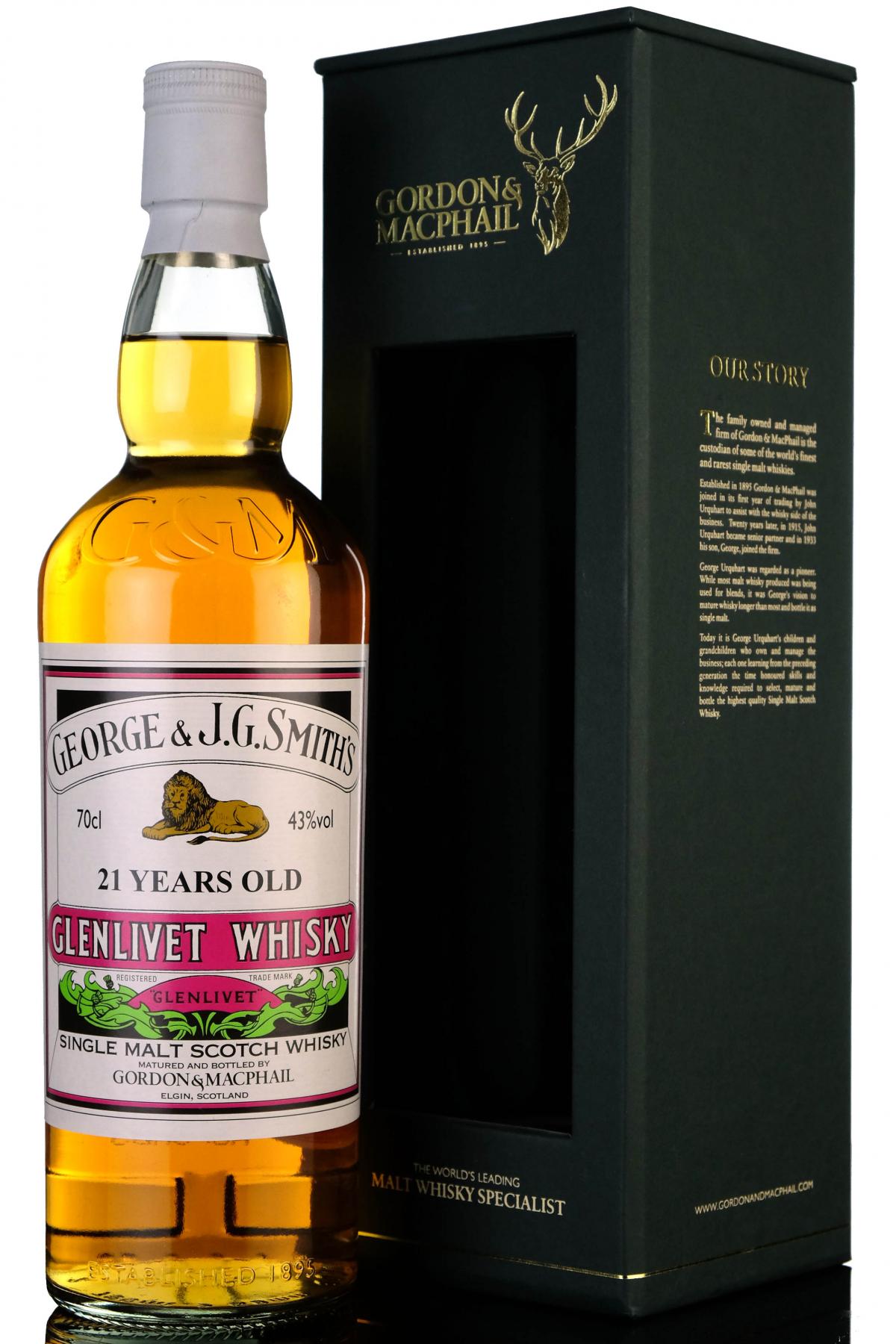 Glenlivet 21 Year Old - Gordon & MacPhail