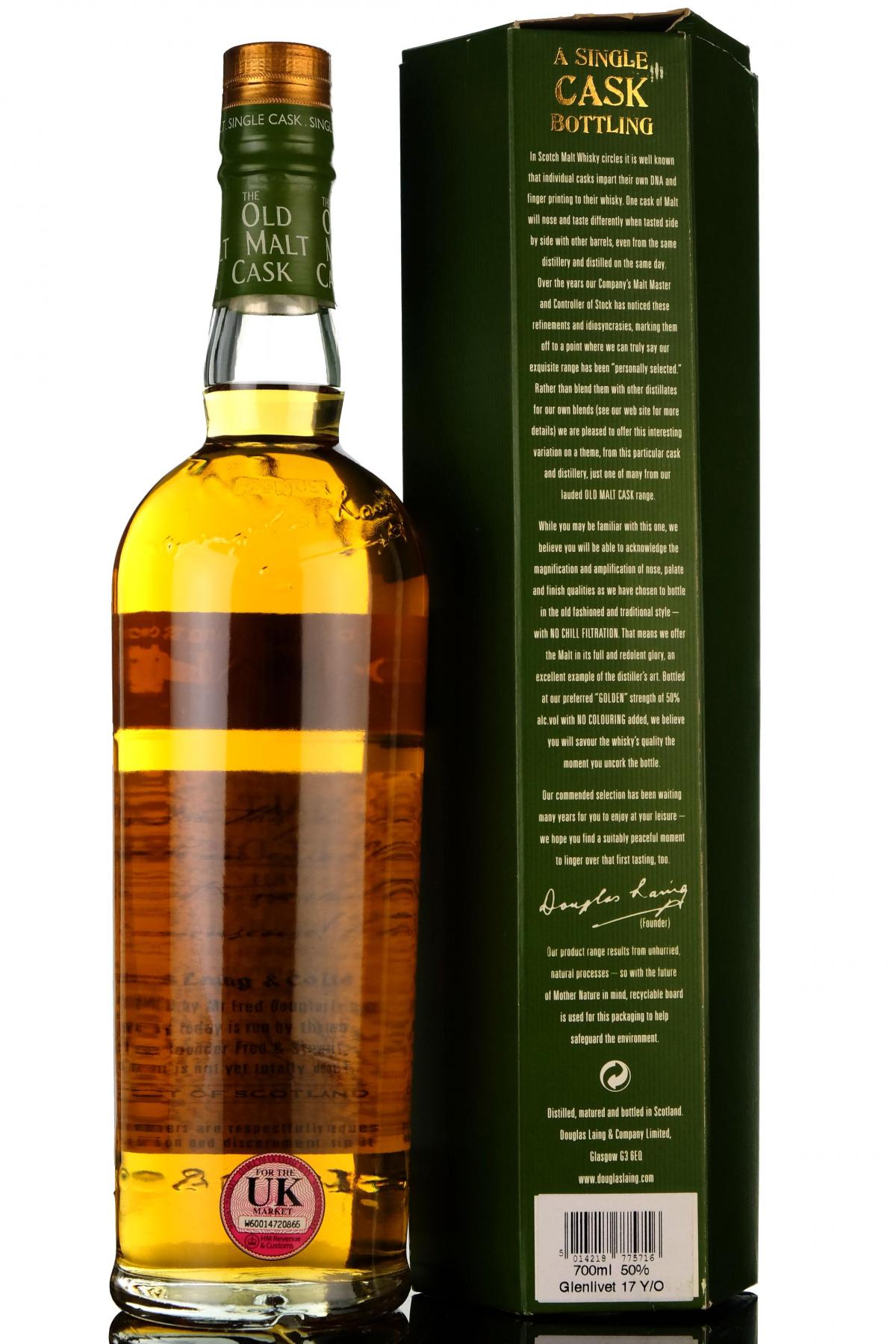 Glenlivet 1992 - 2009 17 Douglas Laing Old Malt Cask