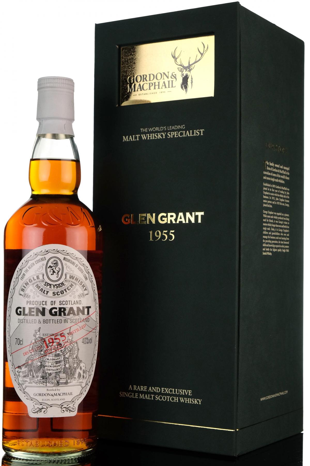 Glen Grant 1955 - 2012 Gordon Macphail Single Cask 833 First Fill Sherry