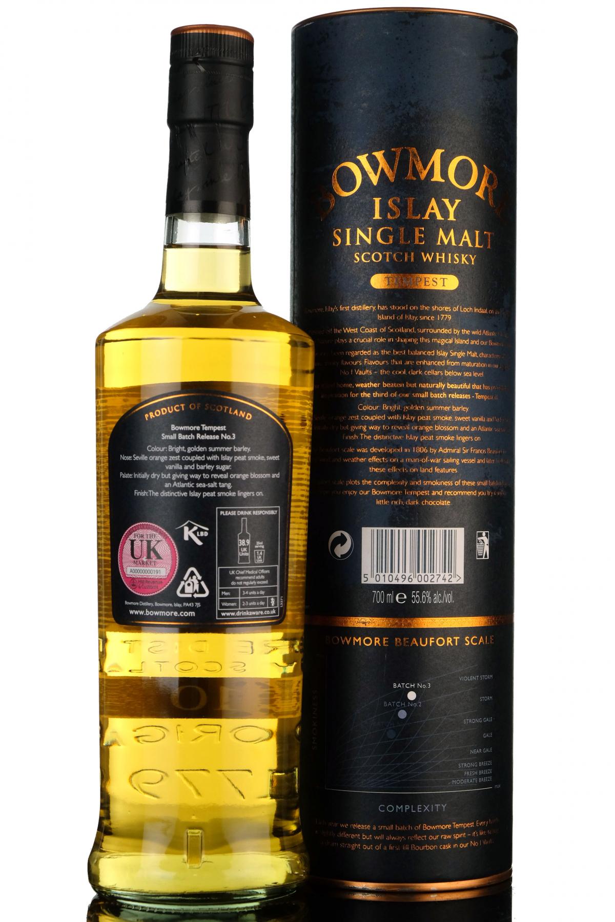 Bowmore Tempest  Batch 3