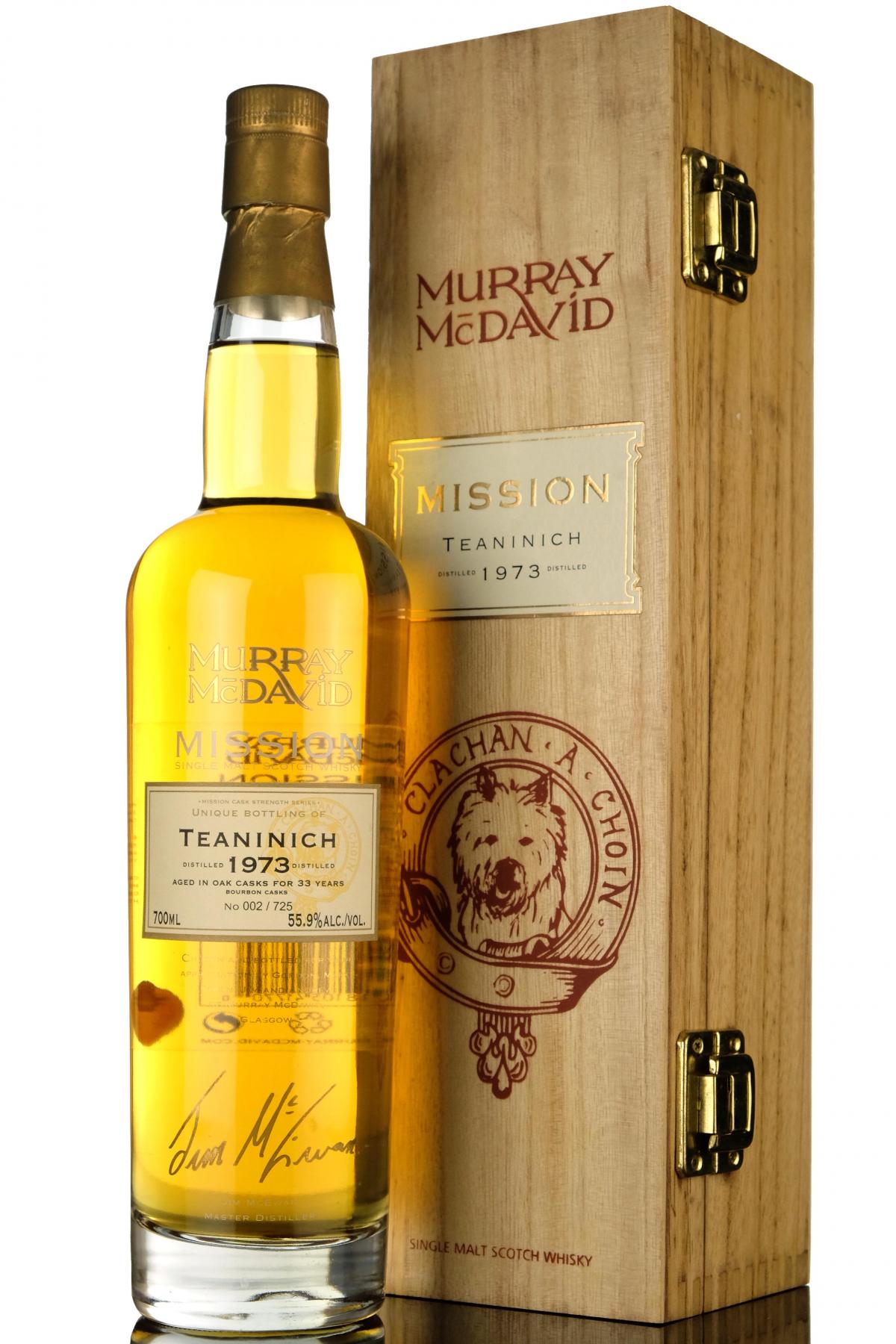 Teaninich 1973 - 33 Year Old - Murray McDavid Mission