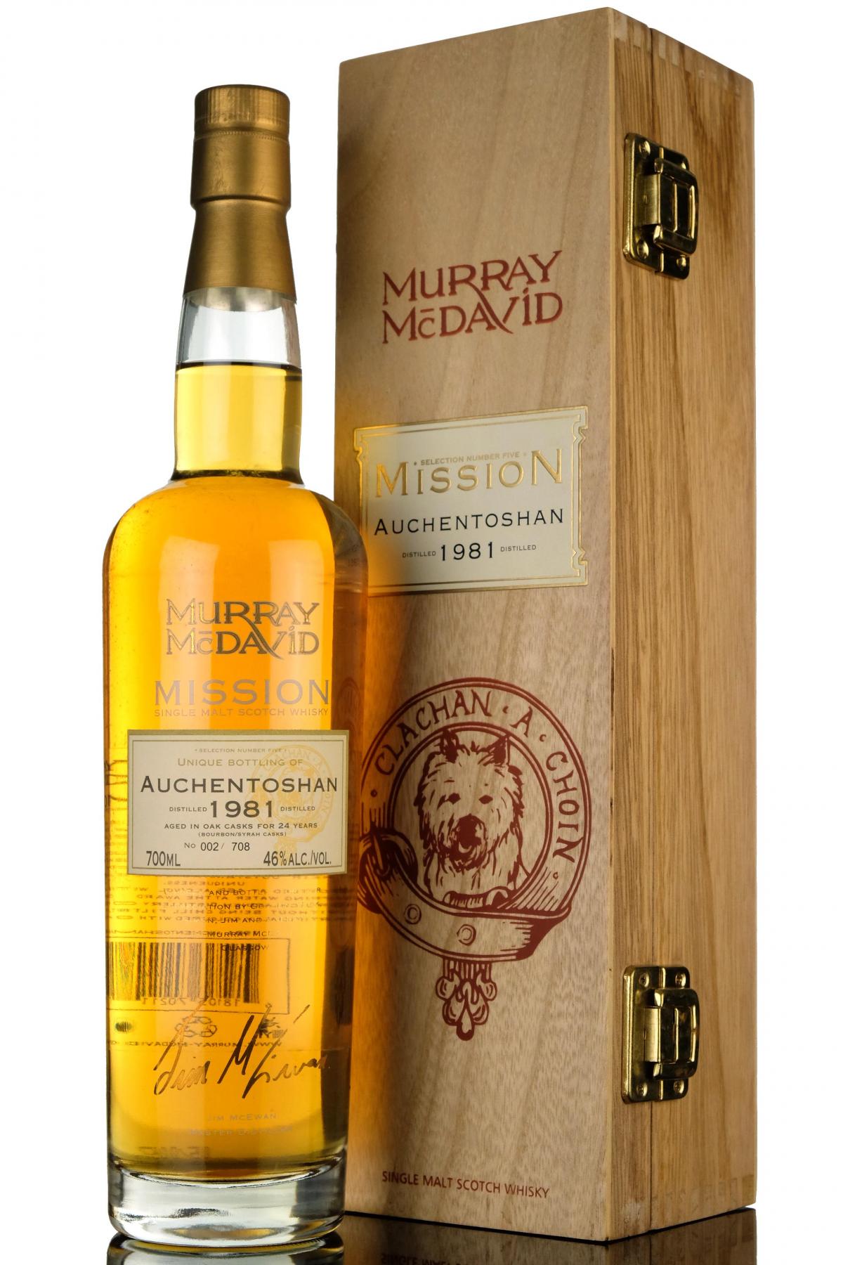 Auchentoshan 1981 24 Murray Mcdavid Mission