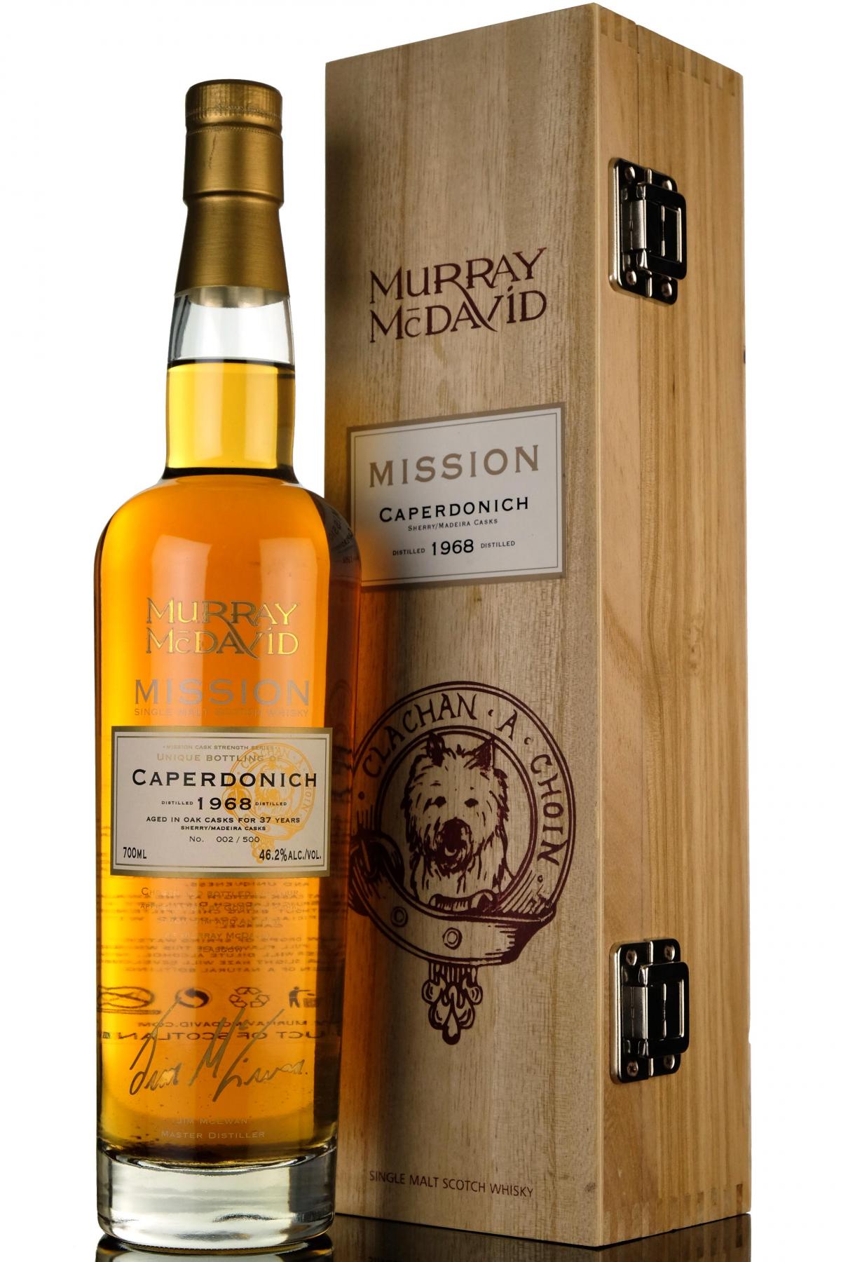 Caperdonich 1968 - 37 Year Old - Murray McDavid Mission