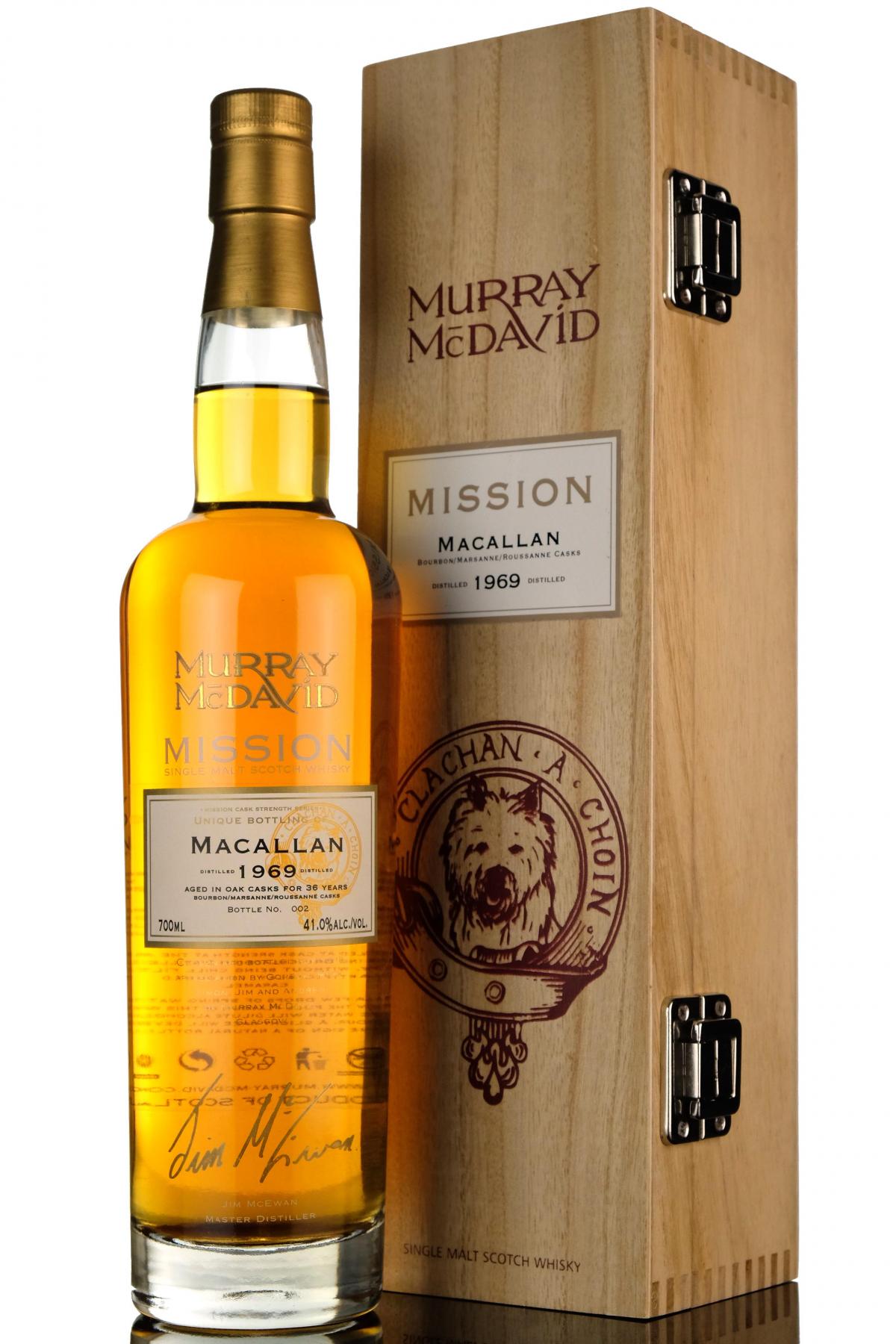 Macallan 1969 - 36 Year Old - Murray McDavid Mission
