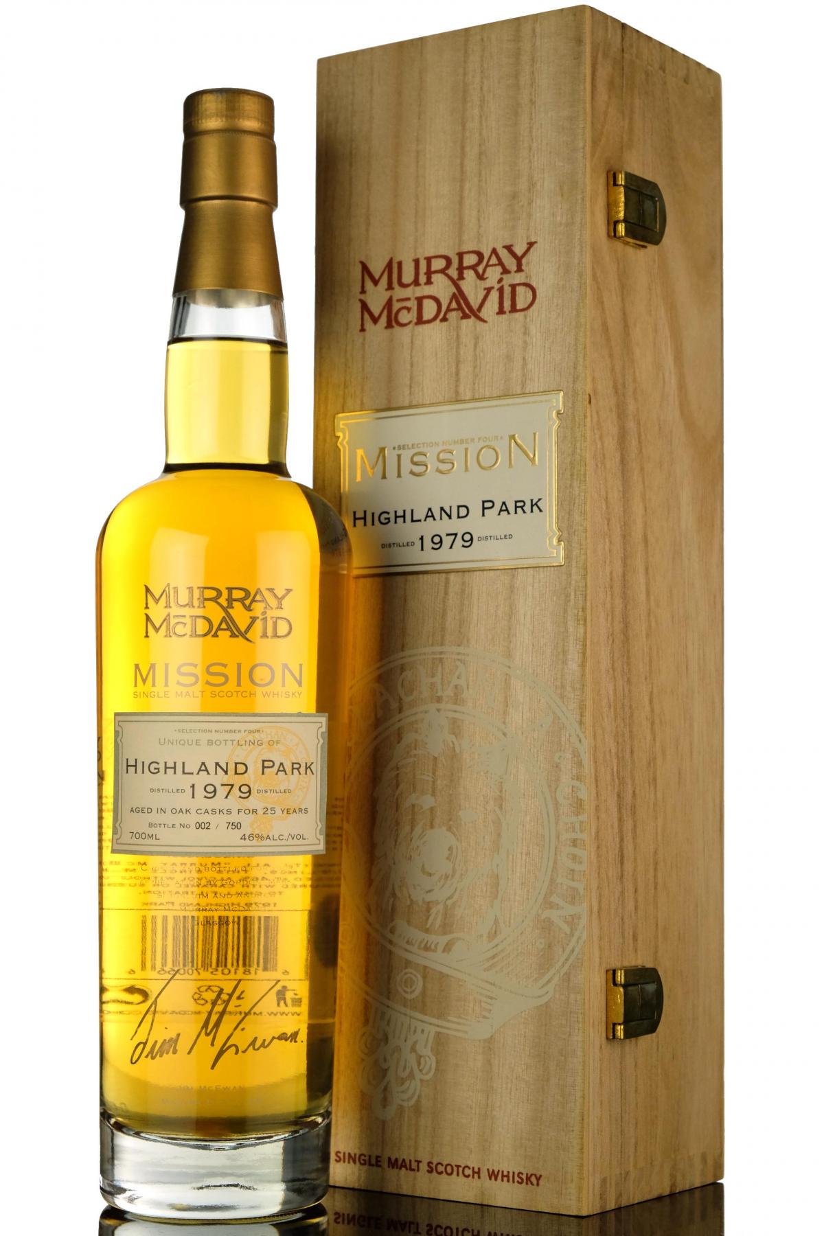 Highland Park 1979 - 25 Year Old - Murray McDavid Mission