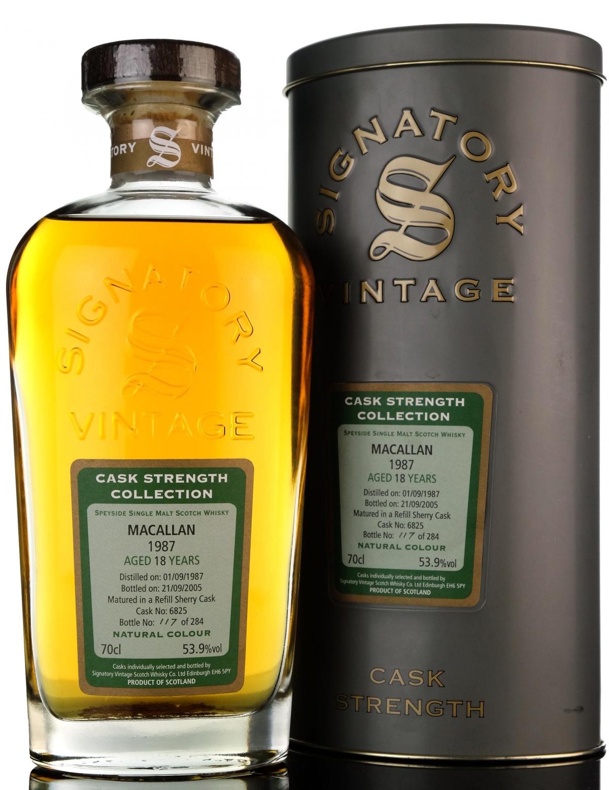 Macallan 1987 - 2005 18 Signatory Vintage