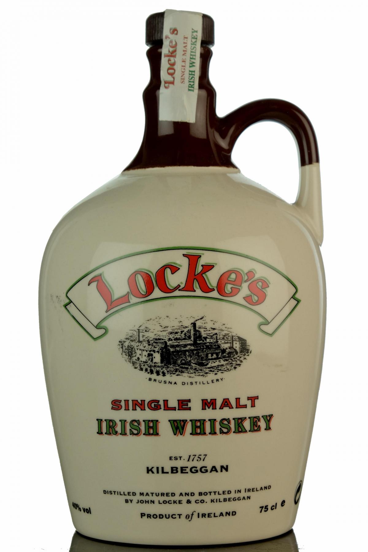 Lockes Irish Whiskey Ceramic