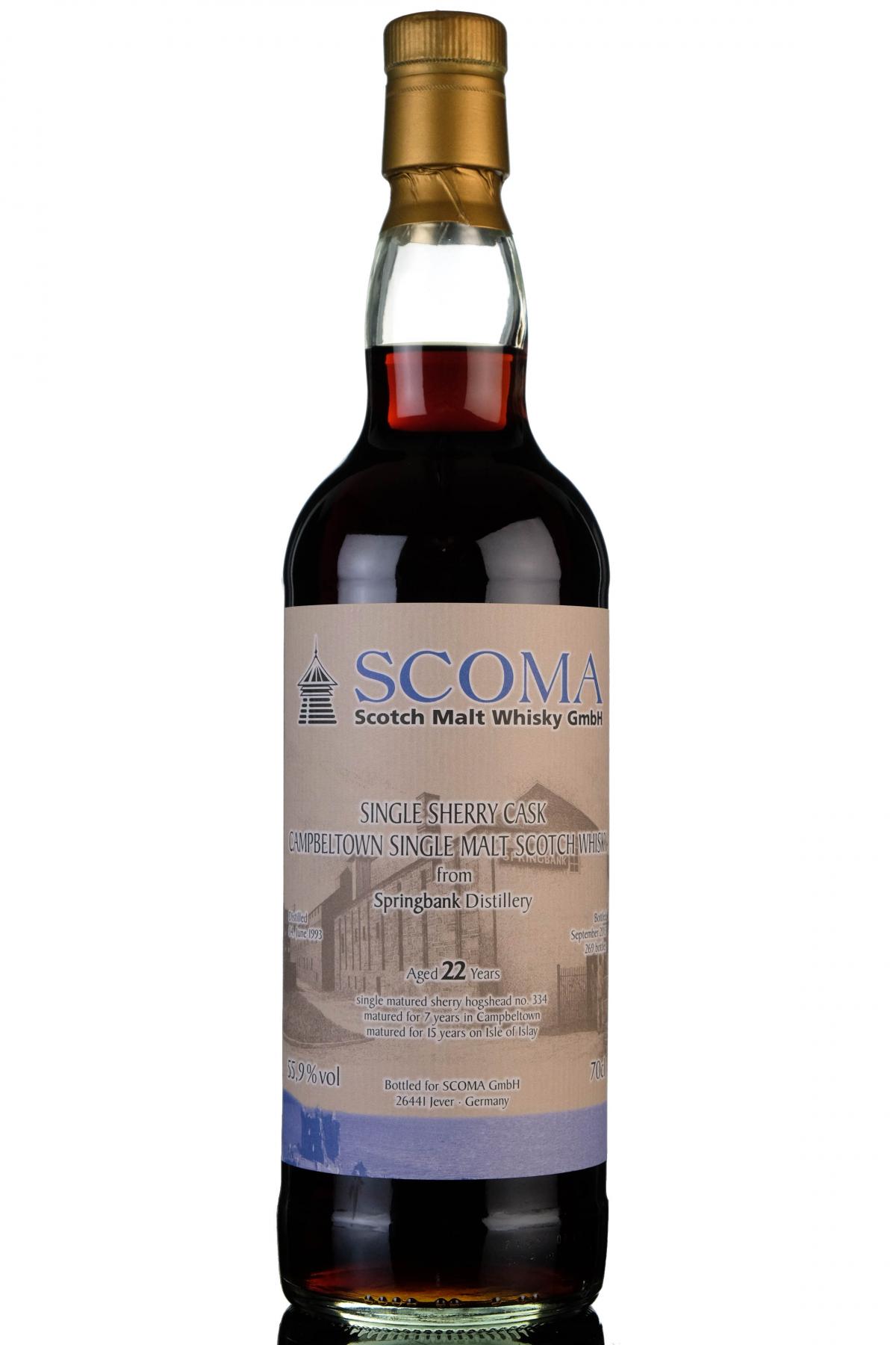 Springbank 19932015  22 Year Old  Scoma