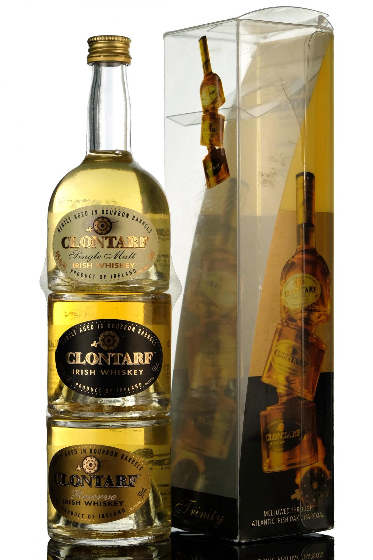 Clontarf Irish Whiskey Miniature Set