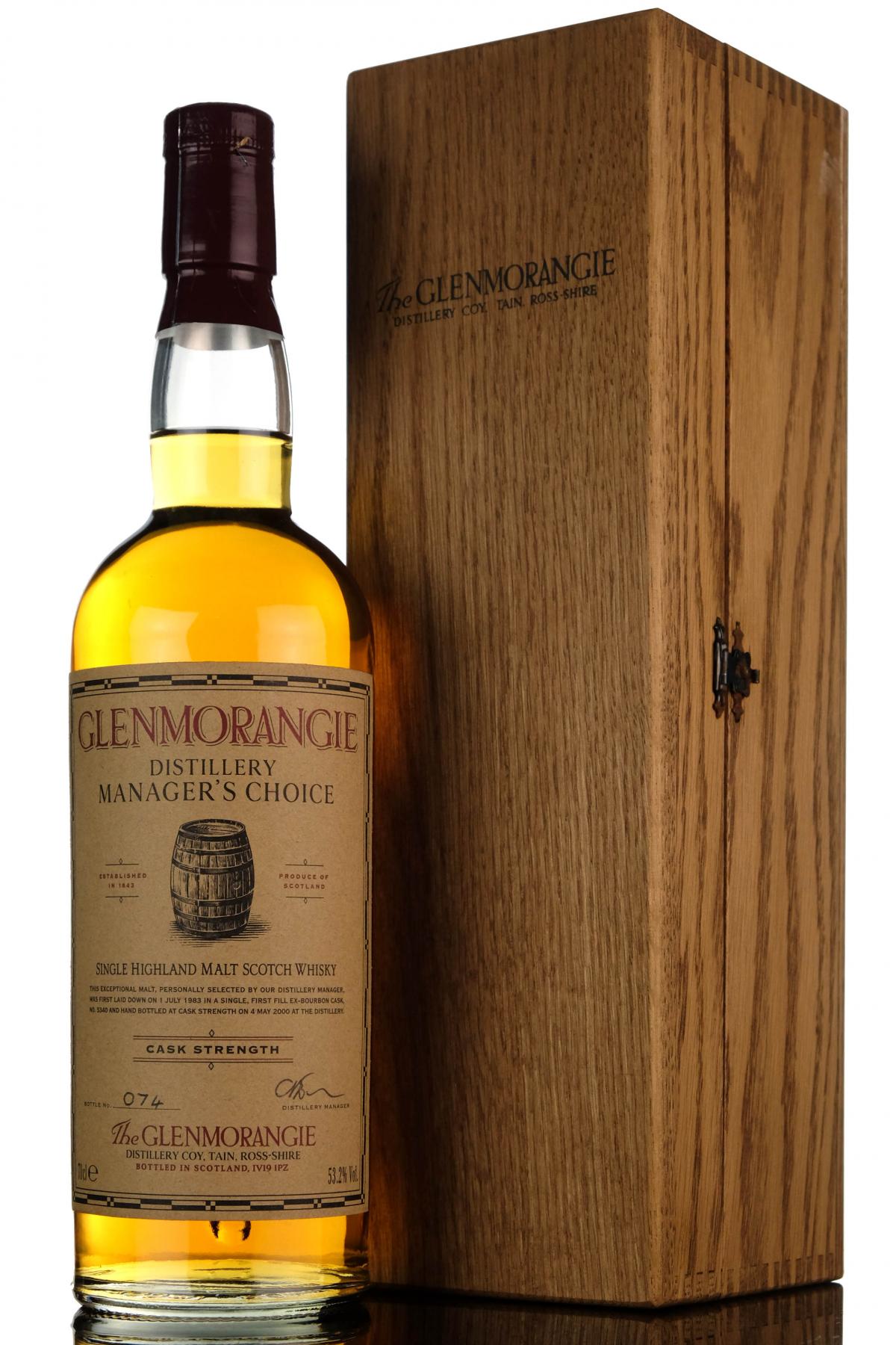 Glenmorangie 1983 - 2000 Managers Choice Single Cask 5340