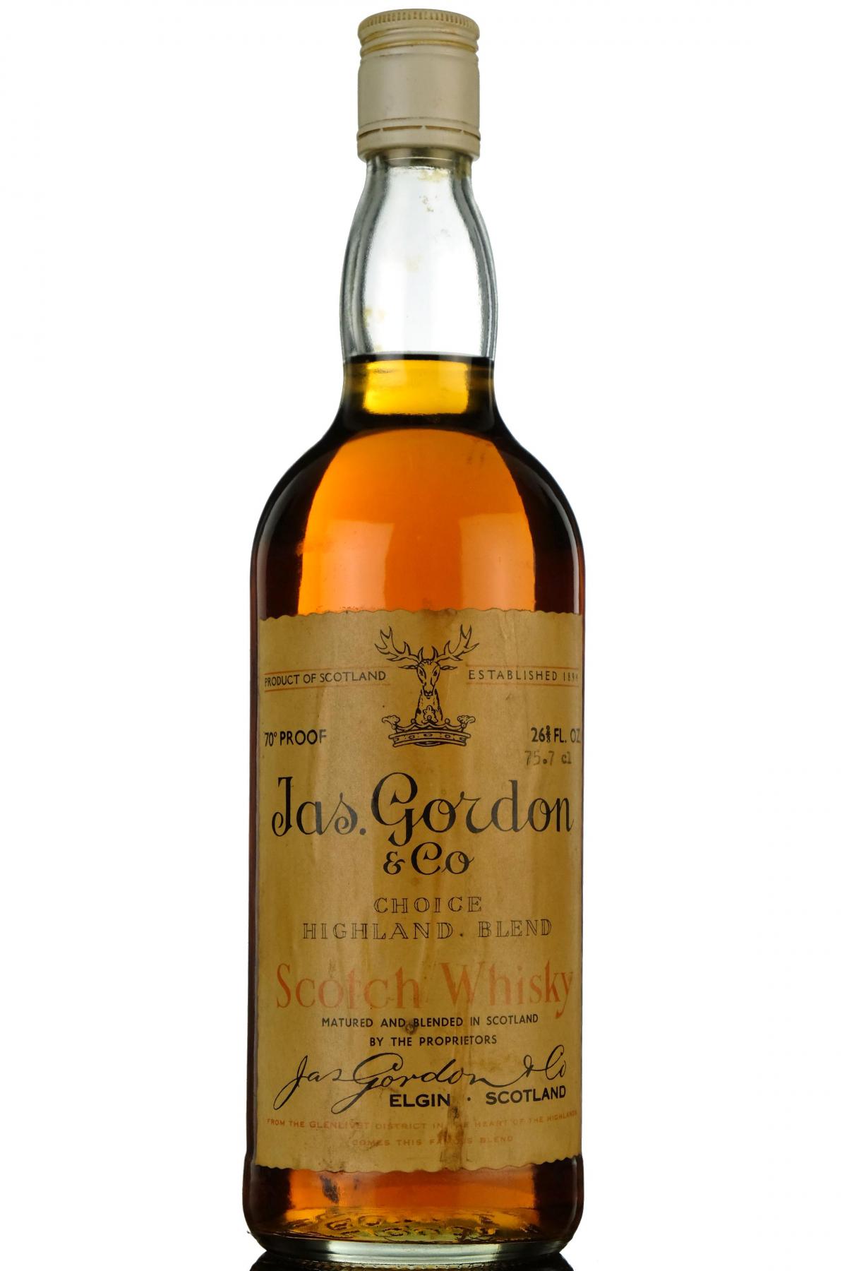 Jas Gordon Choice Highland  Late 1970s