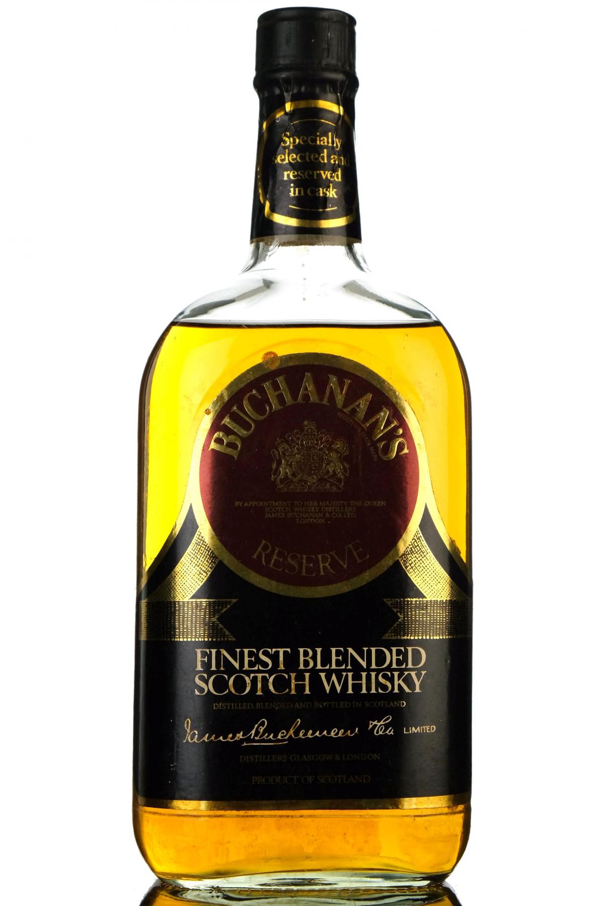 Buchanans Reserve - 1980s