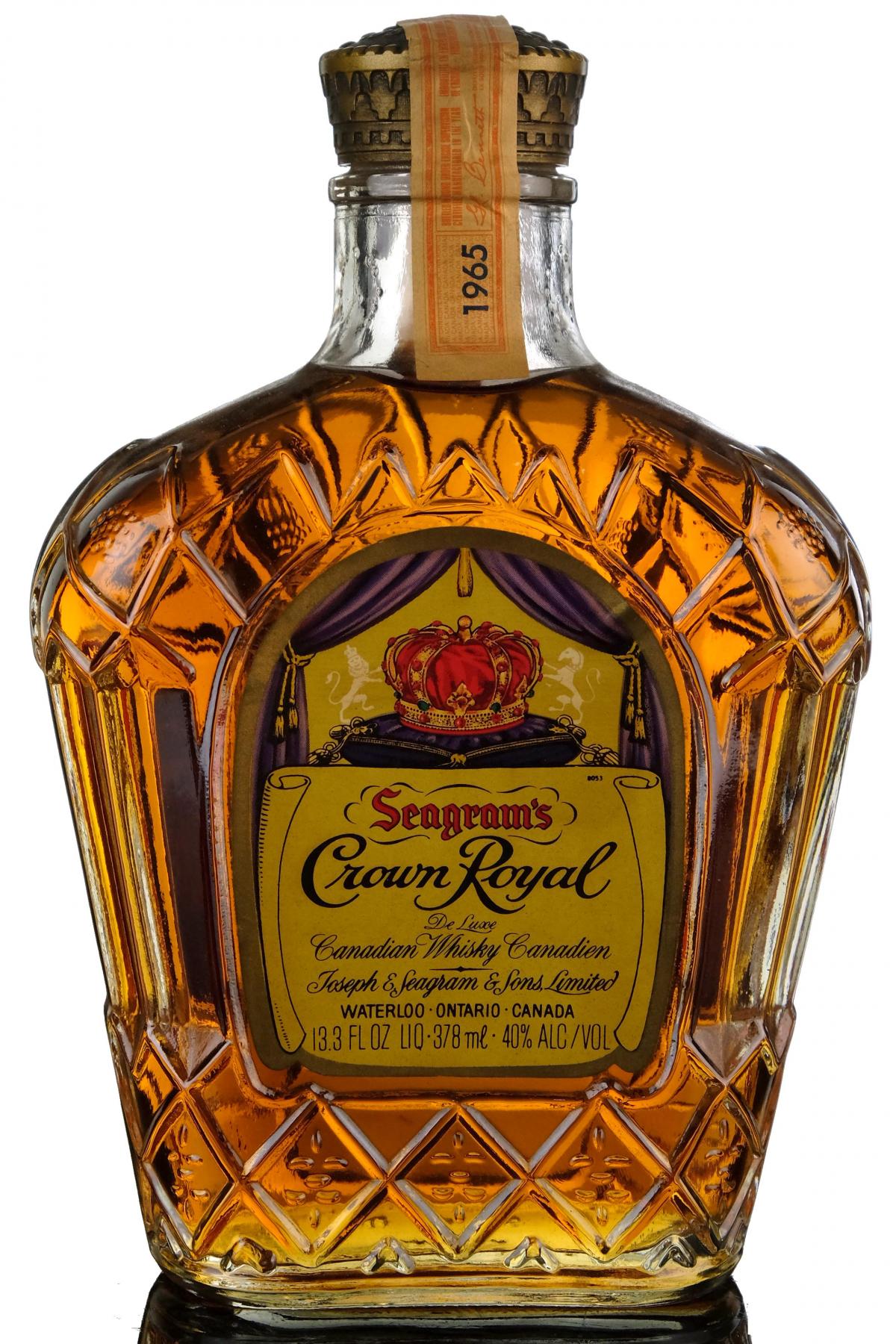 Crown Royal 1965  Half Bottle