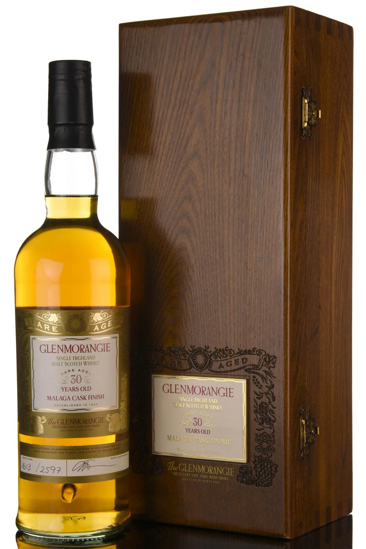 Glenmorangie 30 Year Old - Malaga Cask Finish - 2005 Release