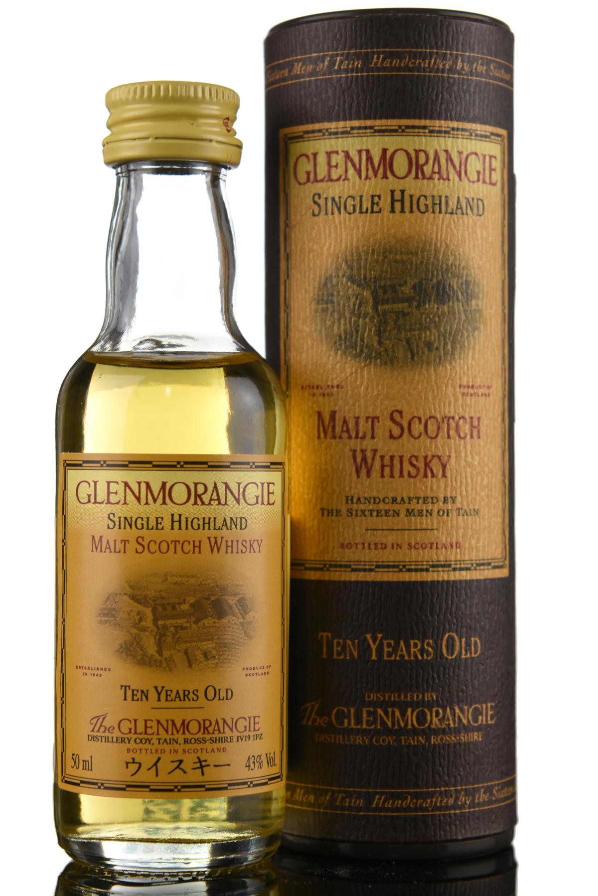 Glenmorangie 10 Year Old - Japanese Import Miniature
