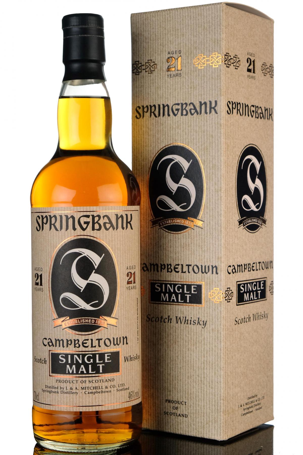 Springbank 21 Year Old - Bottled 2005