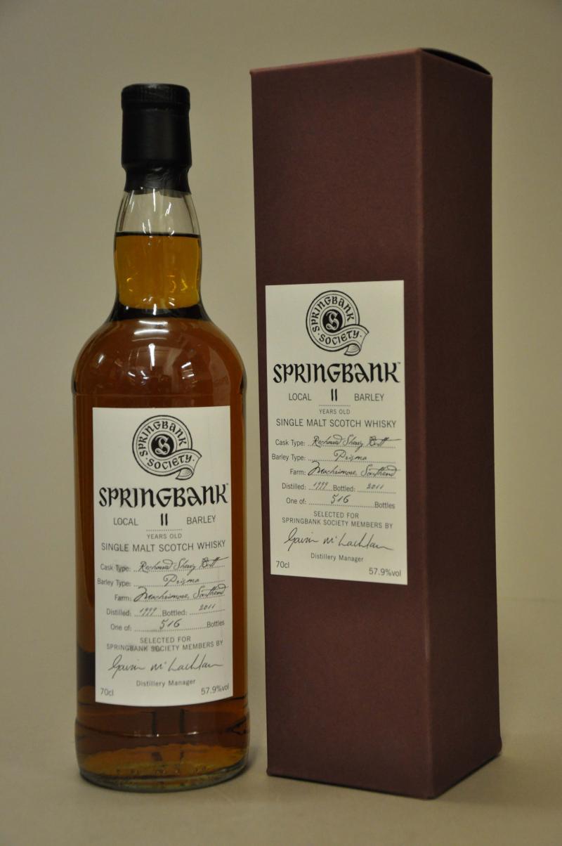 Springbank 1999 - Society Bottling