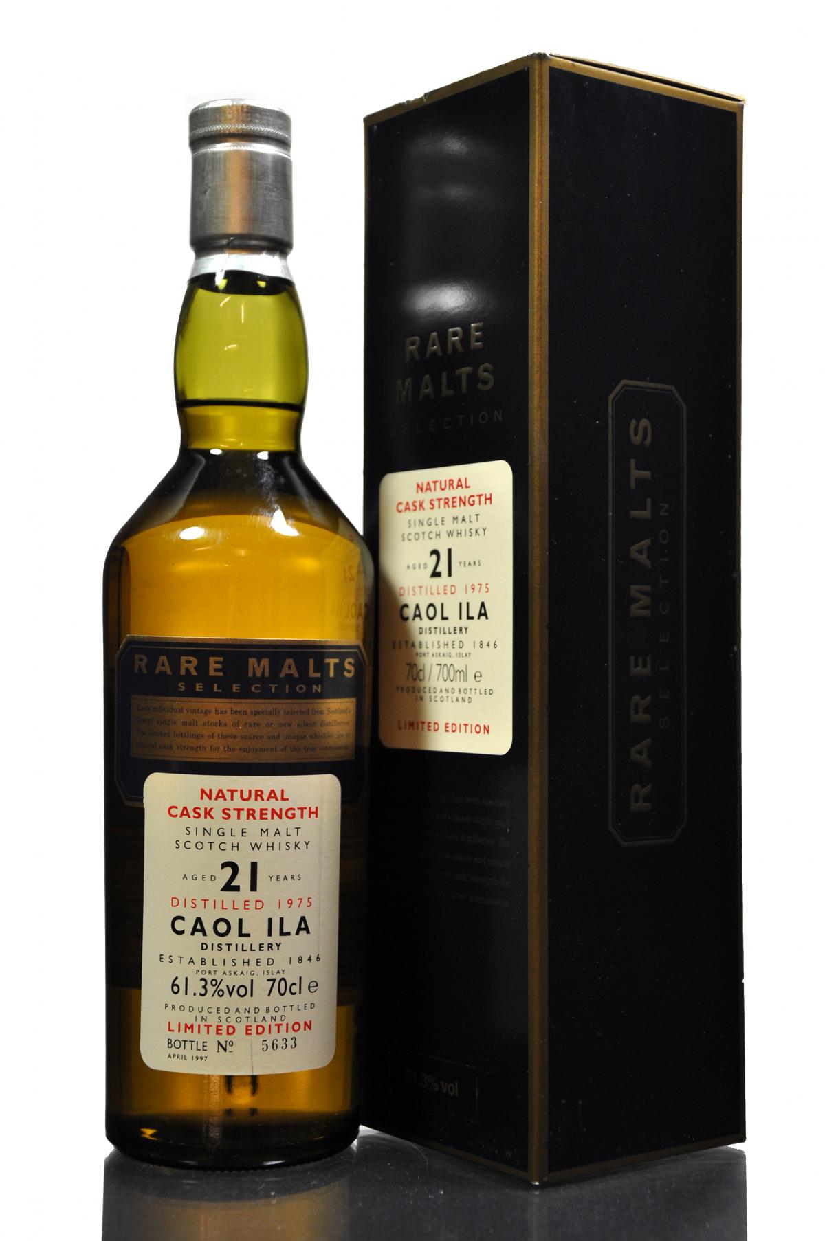 Caol Ila 1975-1997 - 21 Year Old - Rare Malts 61.3%
