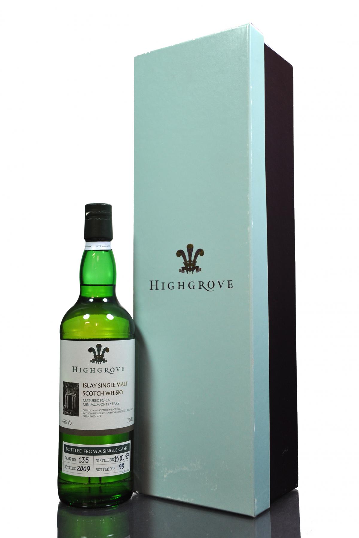 Laphroaig 1997-2009 - Highgrove - Cask 135
